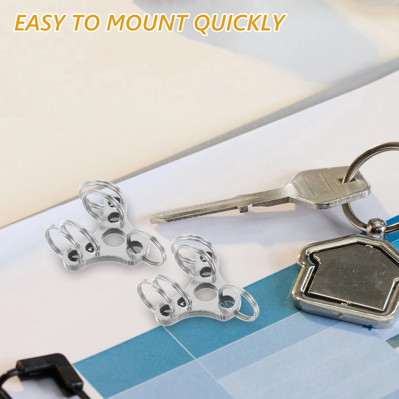 5pcs Stainless Steel Keychain Carabiner Clip Organizer Quick Release Outdoor Mountaineering Portable Key Ring Storage Tool
5pcs Stainless Steel Keychain Carabiner Clip Organizer Quick Release Outdoor Mountaineering Portable Key Ring Storage Tool