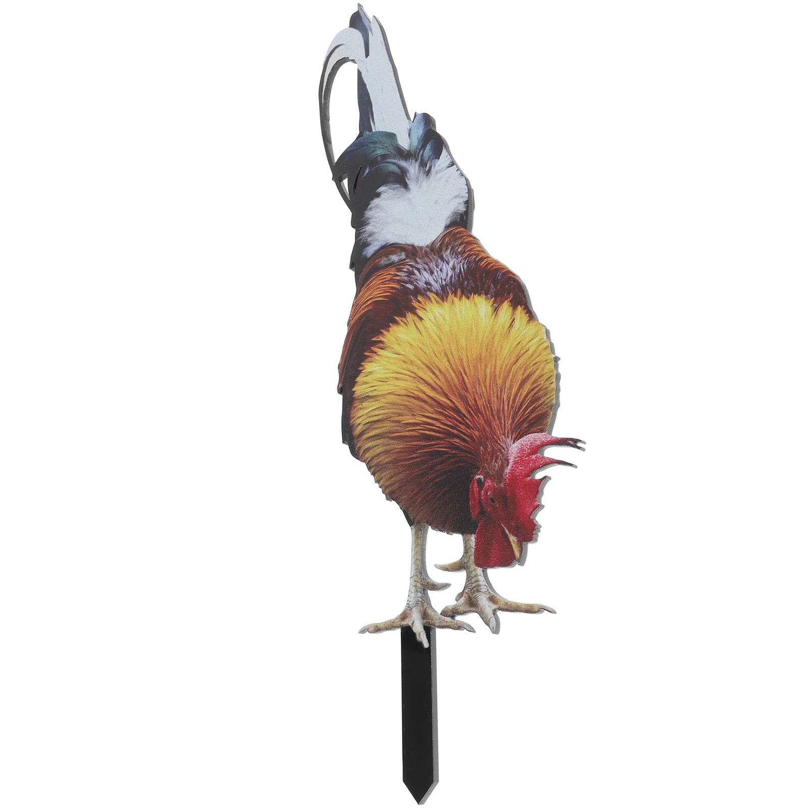 Simulated Rooster Decoration 3D Acrylic Chicken Courtyard Decor Outdoor Garden Stake UV Resistant Safe Easy Installation 
Simulated Rooster Decoration 3D Acrylic Chicken Courtyard Decor Outdoor Garden Stake UV Resistant Safe Easy Installation