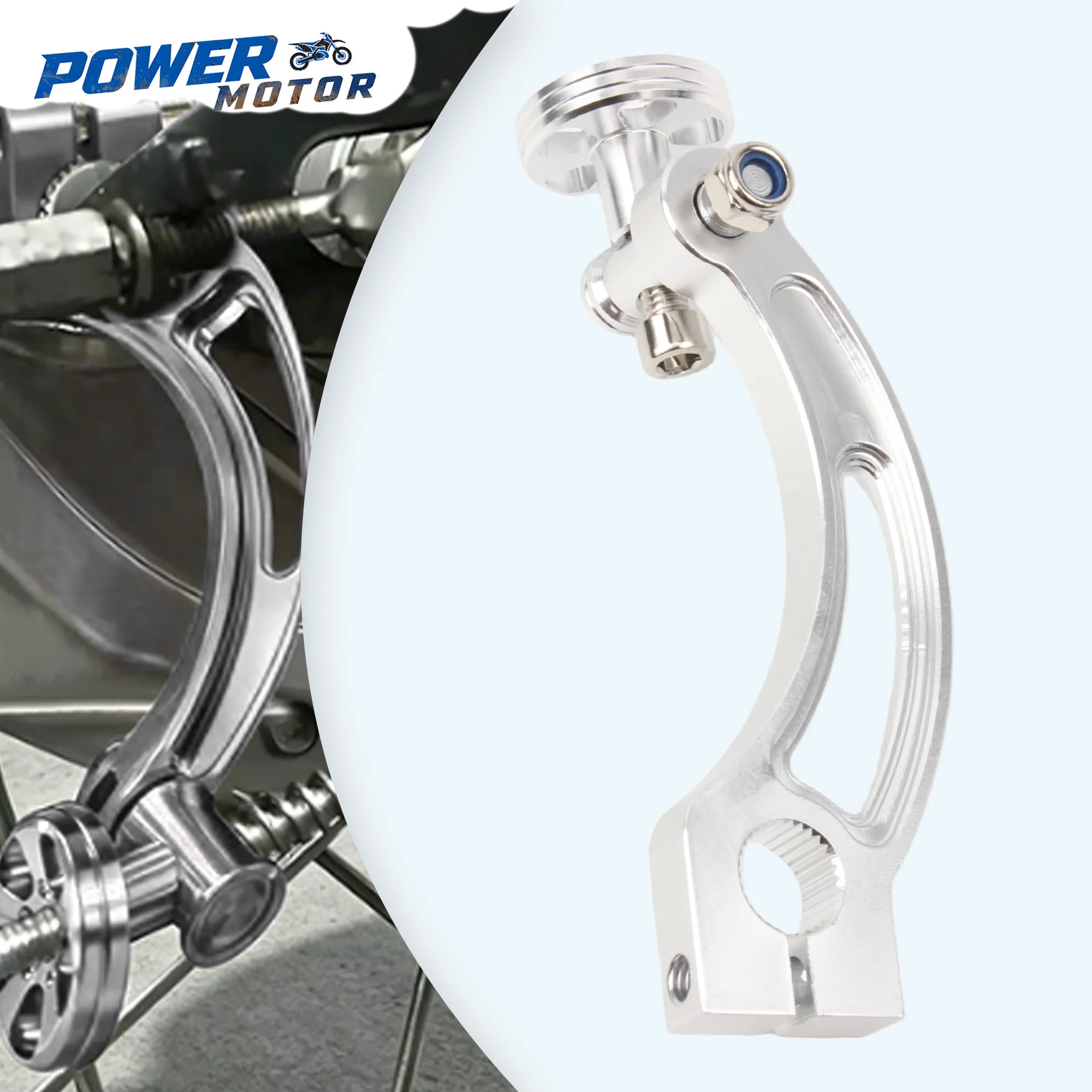 Motorcycle CNC Aluminum Brake Rocker Arm Silver Alloy Handlebar Levers Motorcycle Modification Motorbike Brake Accessories
Motorcycle CNC Aluminum Brake Rocker Arm Silver Alloy Handlebar Levers Motorcycle Modification Motorbike Brake Accessories