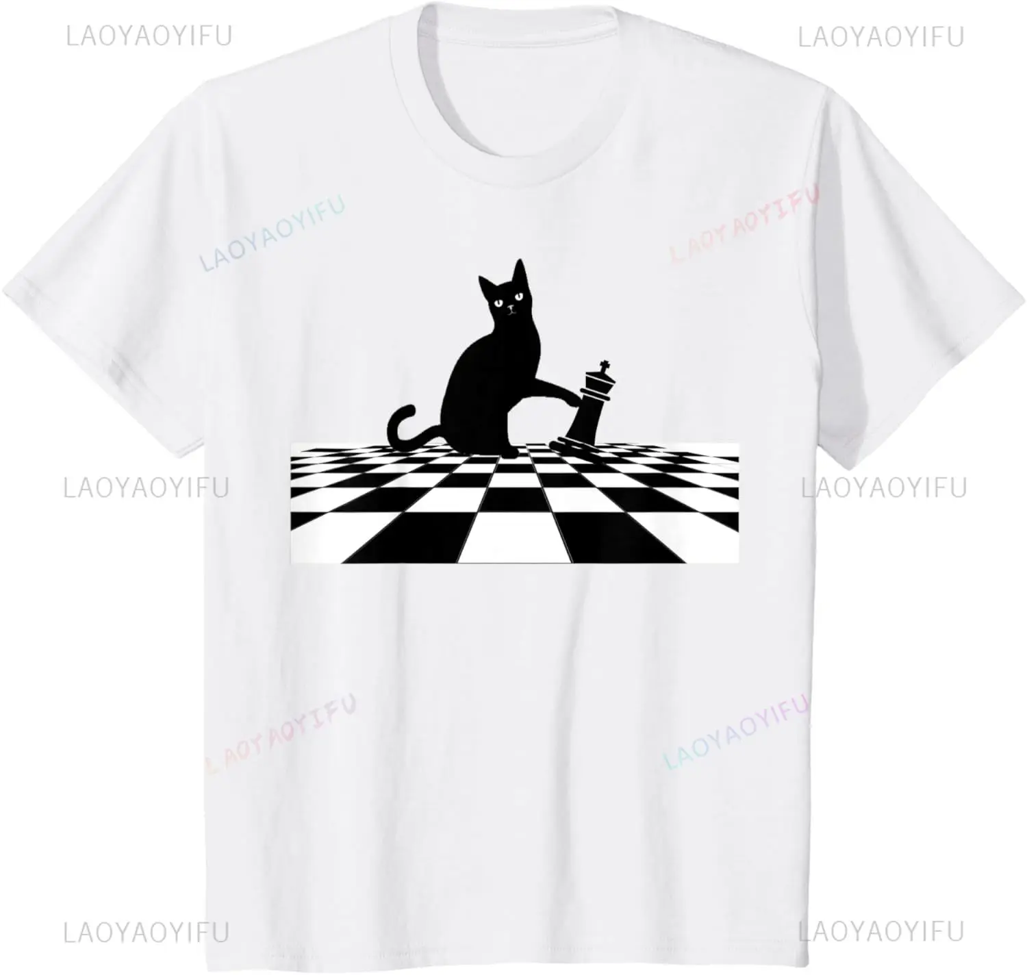 Fun Cat Print T-shirt Fun Fun Shirt Summer Short Sleeve Crew-neck Breathable Street Wear
Fun Cat Print T-shirt Fun Fun Shirt Summer Short Sleeve Crew-neck Breathable Street Wear
