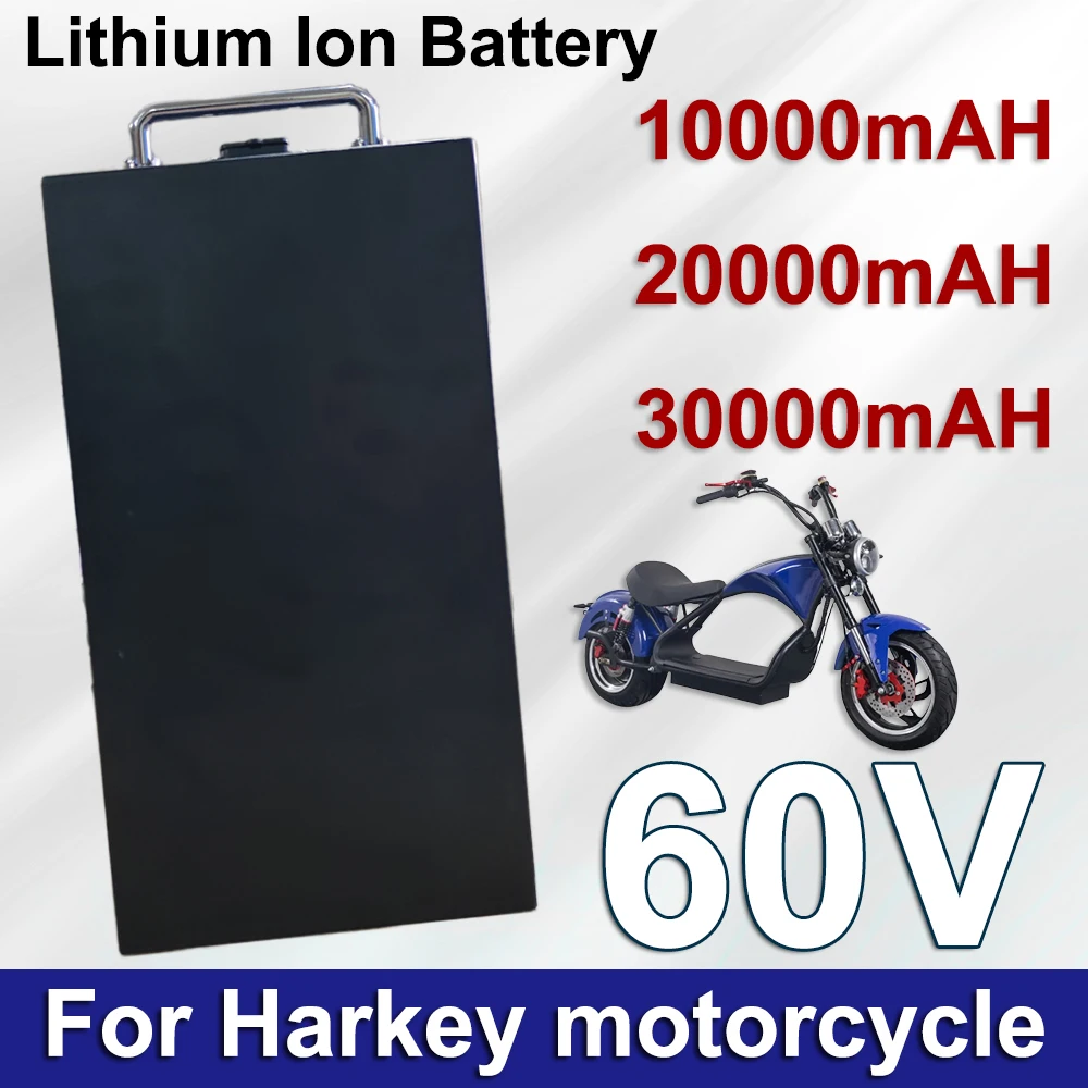 New 60V 10Ah 20Ah 30Ah Electric Vehicle Lithium Battery 2000W Suitable for Harley Two-Wheel Foldable Electric Scooter
New 60V 10Ah 20Ah 30Ah Electric Vehicle Lithium Battery 2000W Suitable for Harley Two-Wheel Foldable Electric Scooter