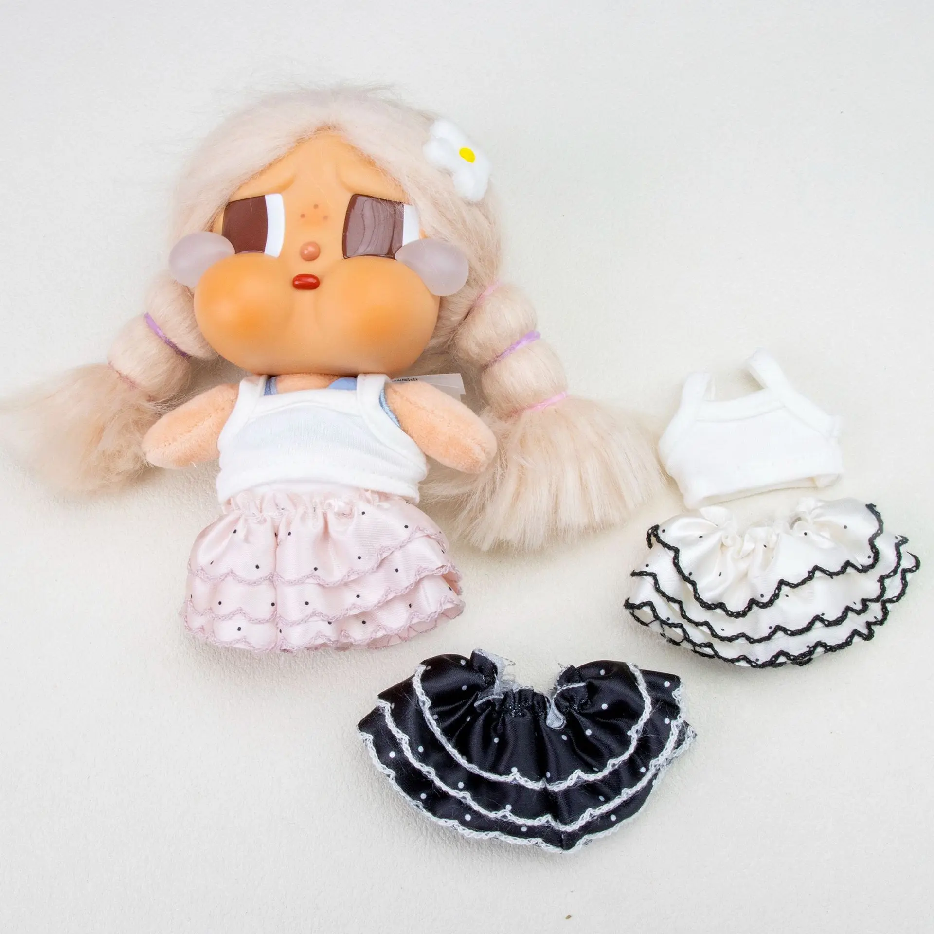 Lace Trimmed Three-Layer Half Skirt Doll Clothes Set 10-15cm Multiple Styles Available Toy Accessories
Lace Trimmed Three-Layer Half Skirt Doll Clothes Set 10-15cm Multiple Styles Available Toy Accessories