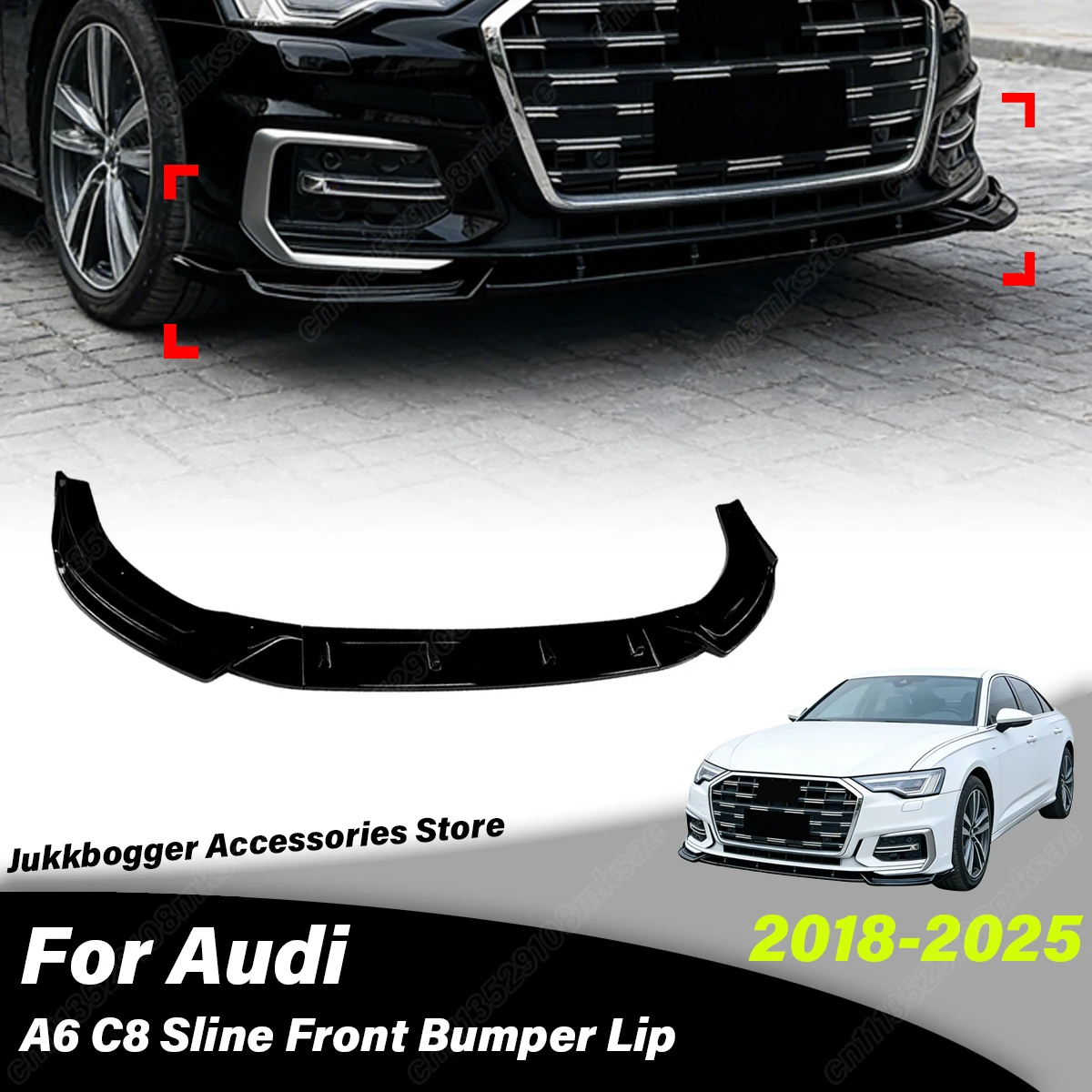 For Audi A6 C8 2018 2019 2020 2021 2022 2023 2024 2025 Automobile Front Bumper Spoiler Lip Splitter Decoration Accessories Kit
For Audi A6 C8 2018 2019 2020 2021 2022 2023 2024 2025 Automobile Front Bumper Spoiler Lip Splitter Decoration Accessories Kit