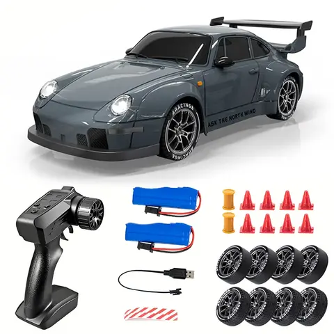 Coche teledirigido de deriva, coches de tamaño completo, Mini juguete de carreras para niños, Radio 2,4G, modelo de vehículo de alta velocidad, juguetes para niños, regalos