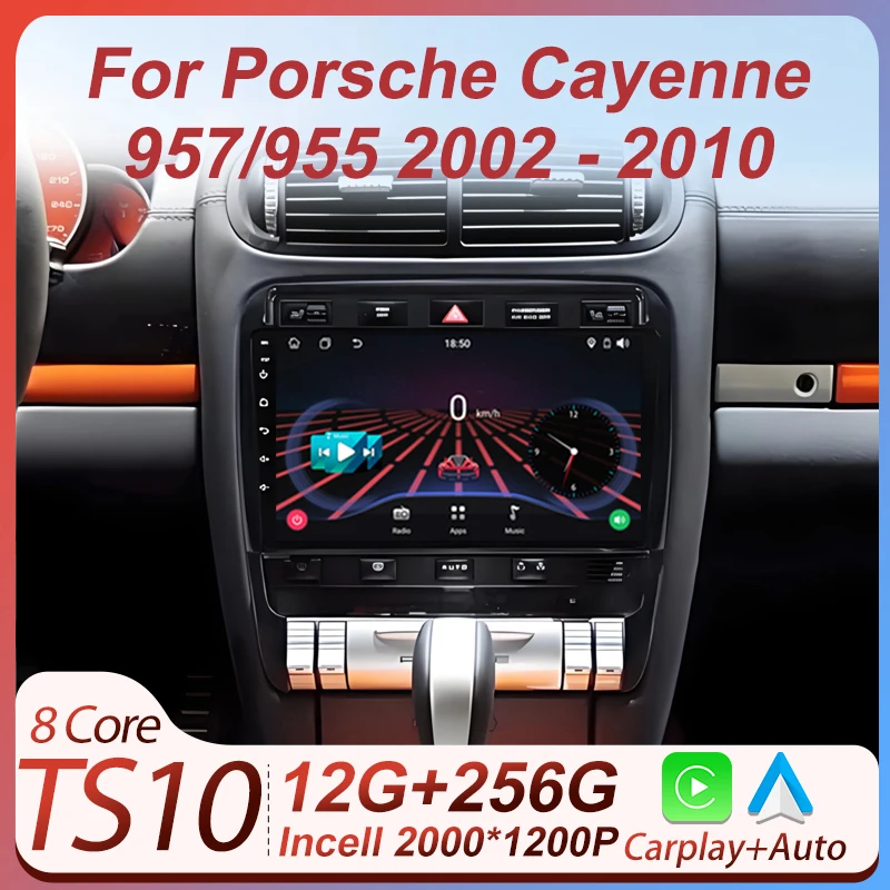 2din Android 14 Autoradio For Porsche Cayenne 957/955 2002 - 2010 Car Multimedia Video Player Touch Screen GPS Navigation BT RDS
2din Android 14 Autoradio For Porsche Cayenne 957/955 2002 - 2010 Car Multimedia Video Player Touch Screen GPS Navigation BT RDS