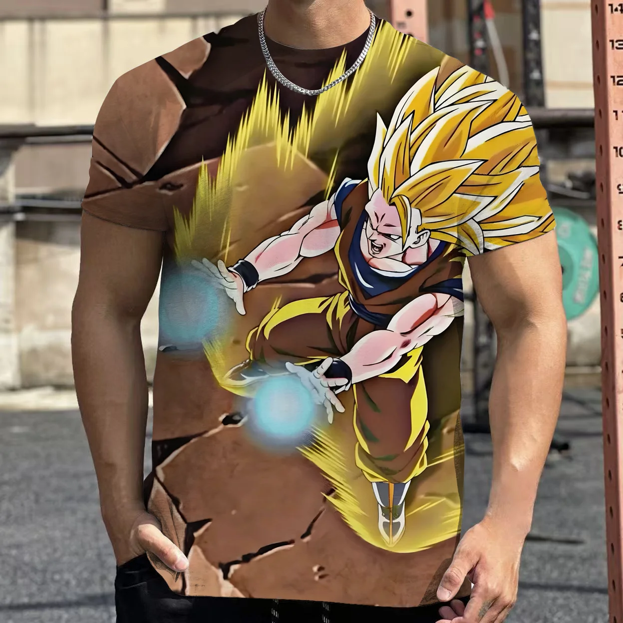2026 Summer Dragon Ball Retro Fitness T-shirt Men's Oversized 3D Printed Short-sleeved Family Unisex Children's Sports Shirt
2026 Summer Dragon Ball Retro Fitness T-shirt Men's Oversized 3D Printed Short-sleeved Family Unisex Children's Sports Shirt