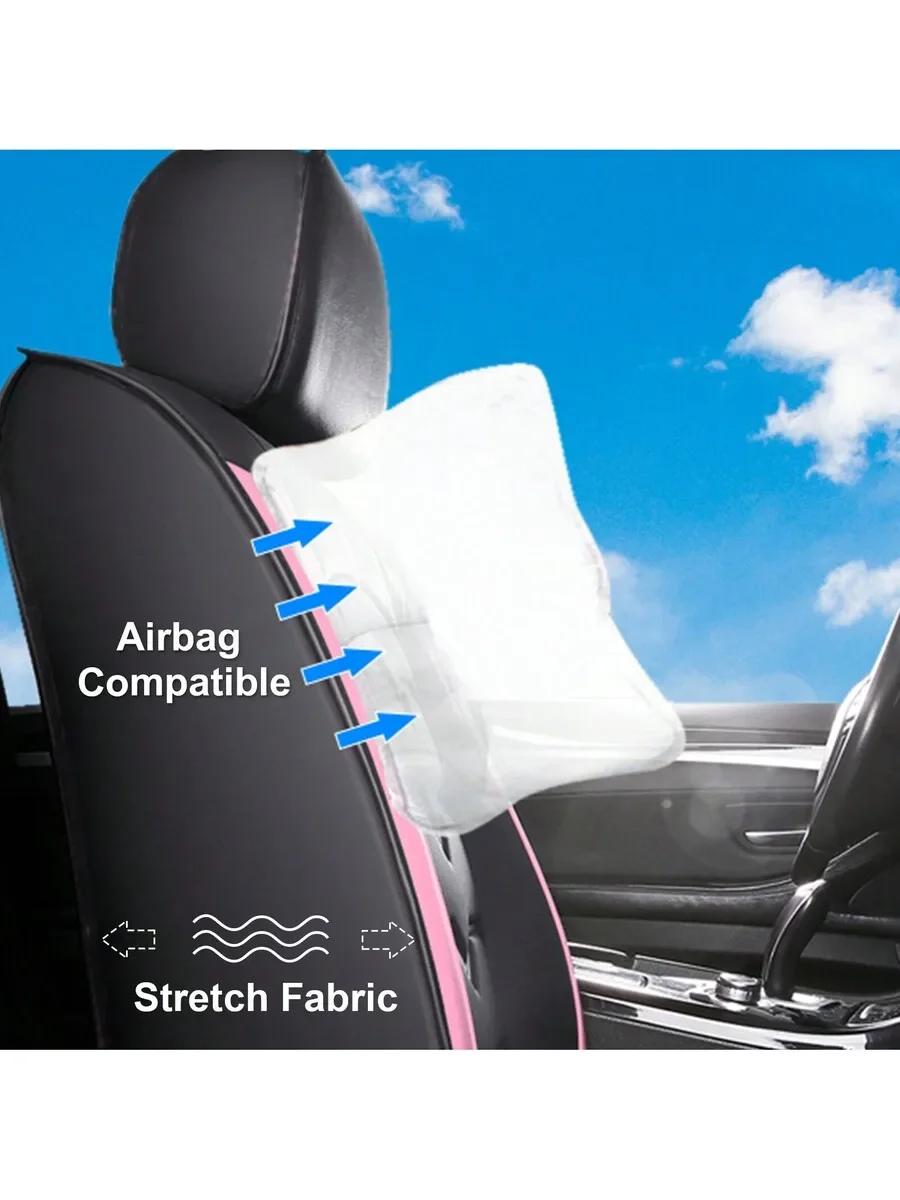 Universal Car Seat Covers Full Set PU Leather 5 Seats Front Rear Waterproof Breathable Airbag Compatible
Universal Car Seat Covers Full Set PU Leather 5 Seats Front Rear Waterproof Breathable Airbag Compatible
