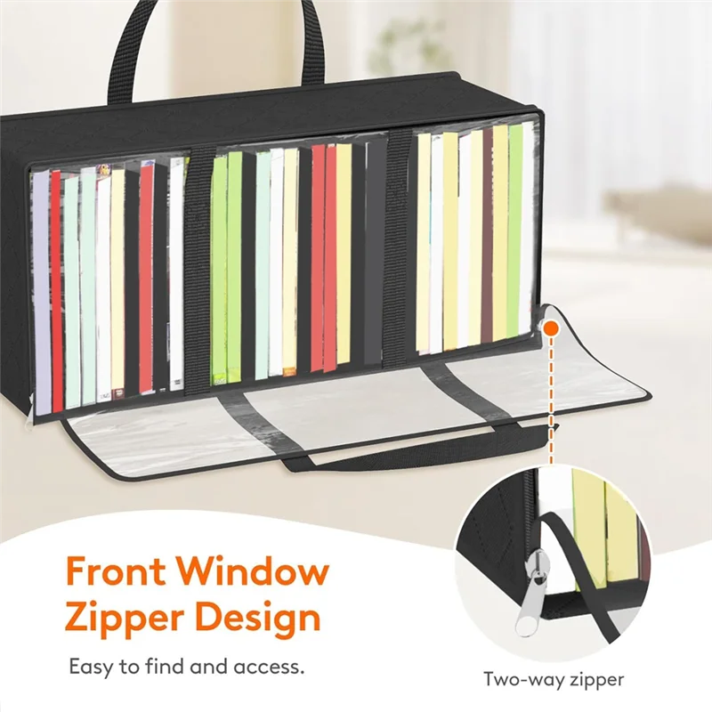 ABGG-Media Holder 6 Pcs DVD Storage Bag Clear PVC Plastic CD Organizer With Handles And Zipper
ABGG-Media Holder 6 Pcs DVD Storage Bag Clear PVC Plastic CD Organizer With Handles And Zipper