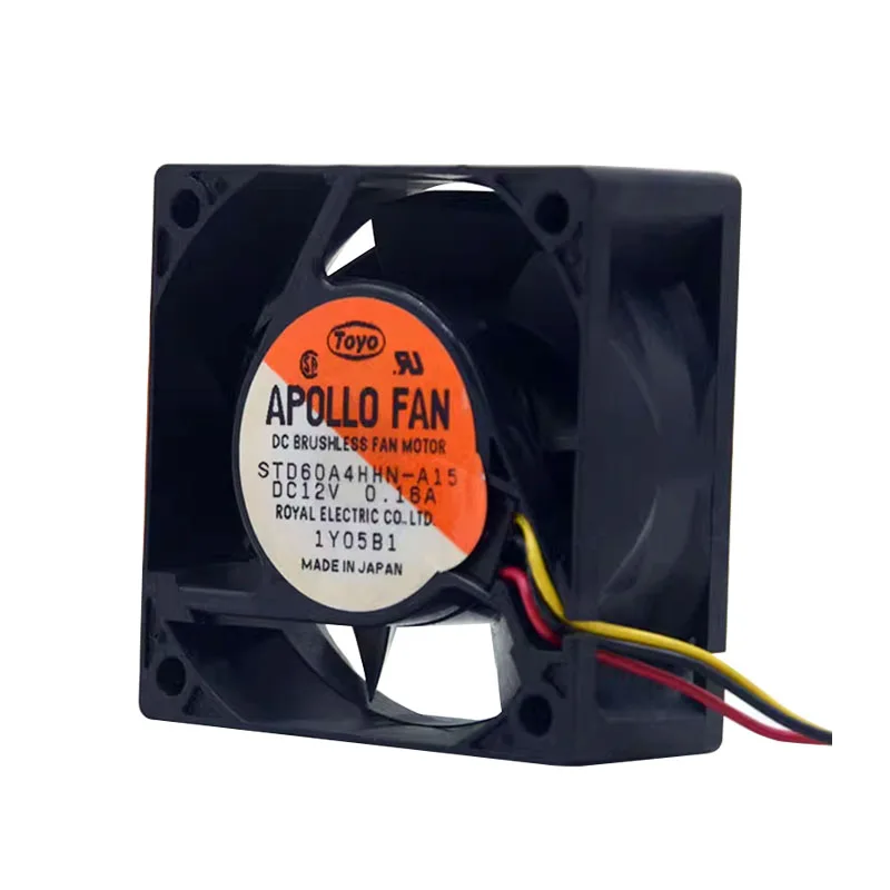 NEW ORIGINAL STD60A4HHN-A15 12V 0.16A 6025 60*60*25mm COOLING FAN RADIATOR
NEW ORIGINAL STD60A4HHN-A15 12V 0.16A 6025 60*60*25mm COOLING FAN RADIATOR