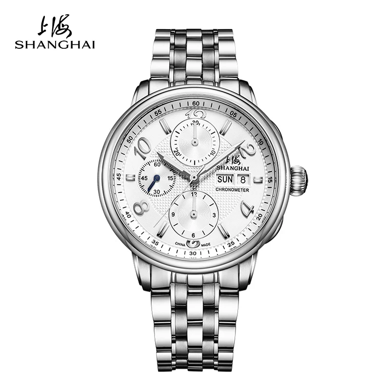 Шанхайские мужские механические часы F2A3J с хронографом, водонепроницаемые наручные часы из нержавеющей стали, мужские часы с сапфировым стеклом, новинка 9001
Шанхайские мужские механические часы F2A3J с хронографом, водонепроницаемые наручные часы из нержавеющей стали, мужские часы с сапфировым стеклом, новинка 9001