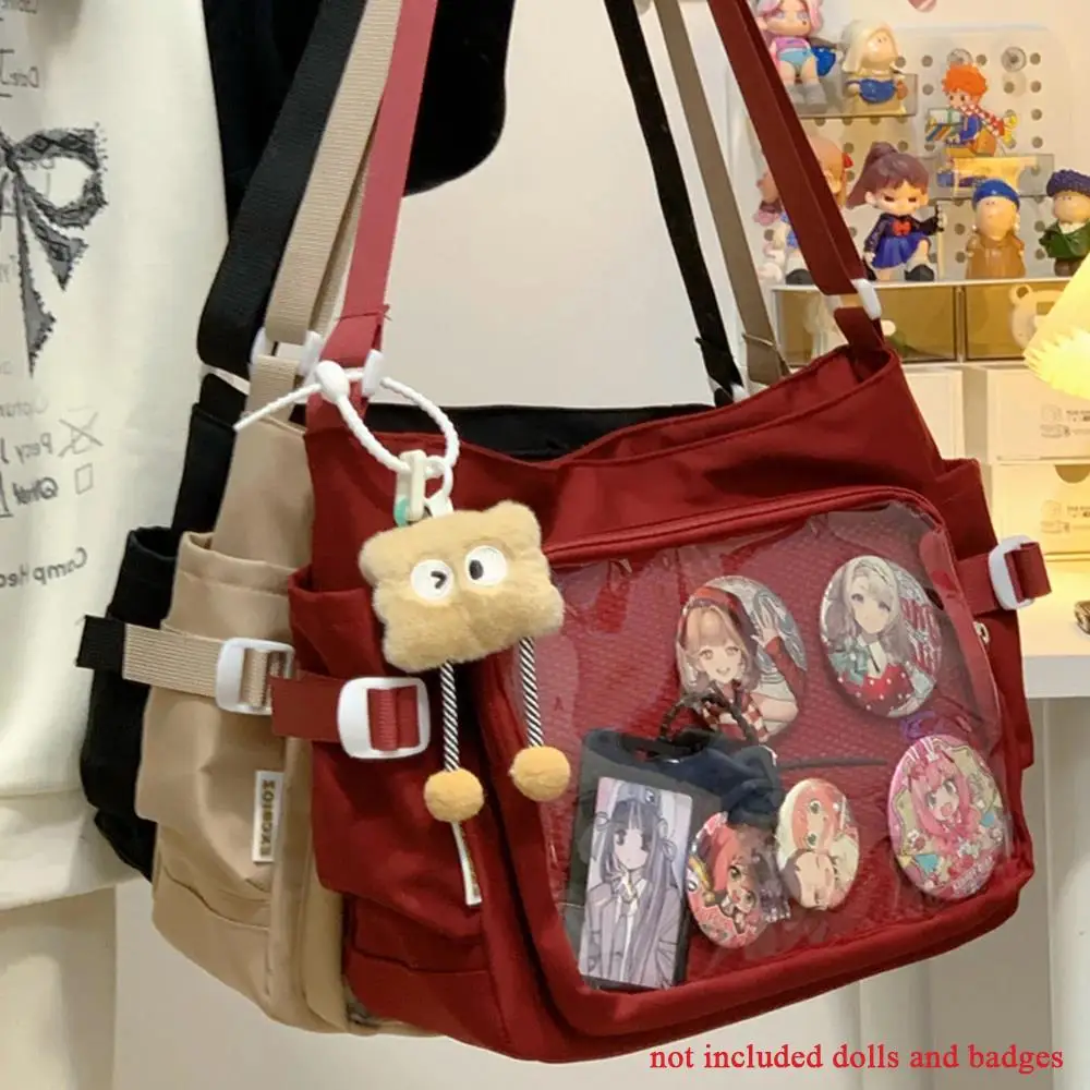 Japanese Ins Girl Soft Shoulder Bag Y2K JK Uniforms Transparent Ita Bag Student Commuting Tote Bag Large Capacity Shoulder Bag
Japanese Ins Girl Soft Shoulder Bag Y2K JK Uniforms Transparent Ita Bag Student Commuting Tote Bag Large Capacity Shoulder Bag