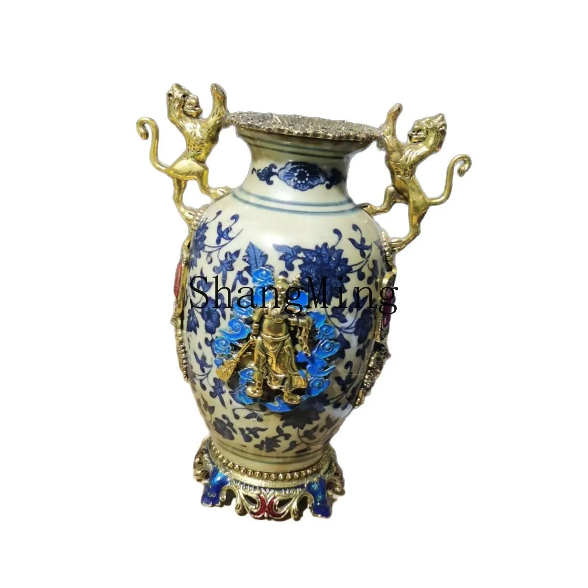DSA wholesale gilt binaural porcelain vase handicraft ornament antique porcelain inlaid vase
DSA wholesale gilt binaural porcelain vase handicraft ornament antique porcelain inlaid vase