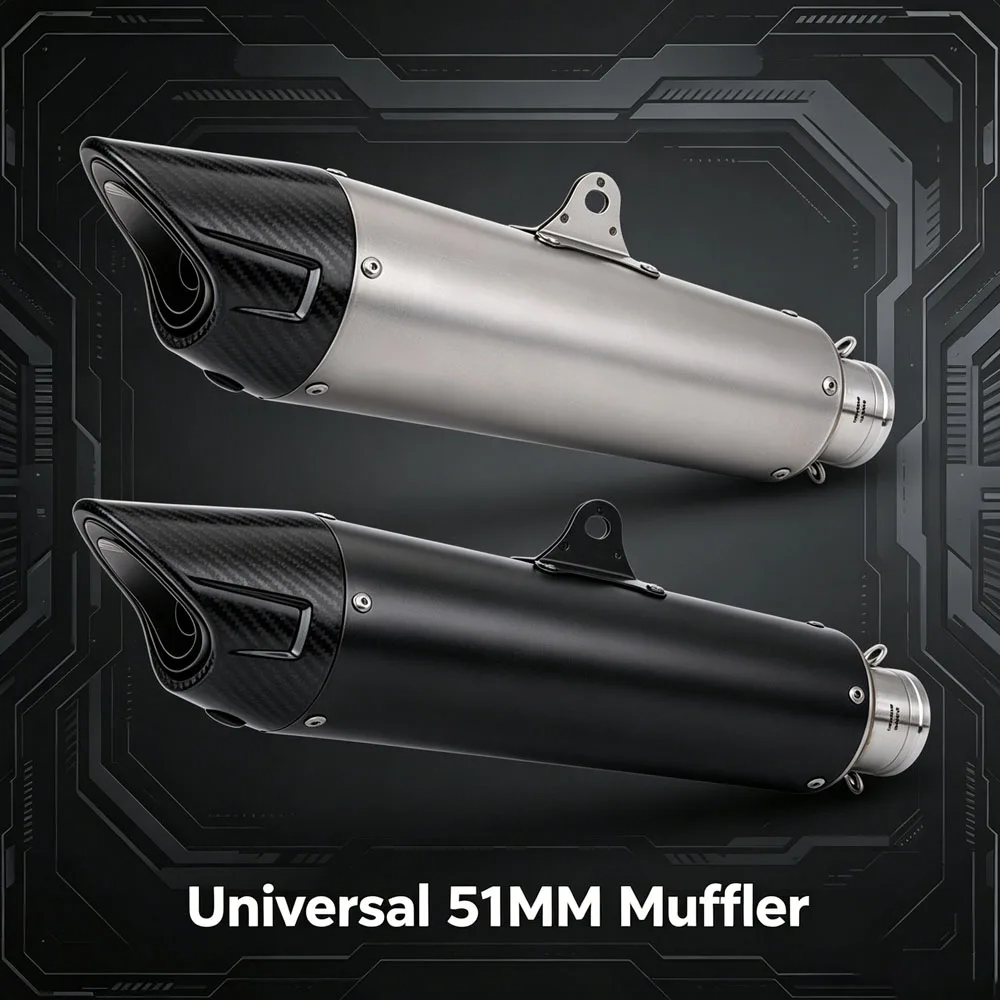 Motorcycle Exhaust Tail Tube Kit Universal 51MM Escape Muffler With DB Killer For Triple Street 765RS Tiger 660 ZX6R MT10 R7
Motorcycle Exhaust Tail Tube Kit Universal 51MM Escape Muffler With DB Killer For Triple Street 765RS Tiger 660 ZX6R MT10 R7