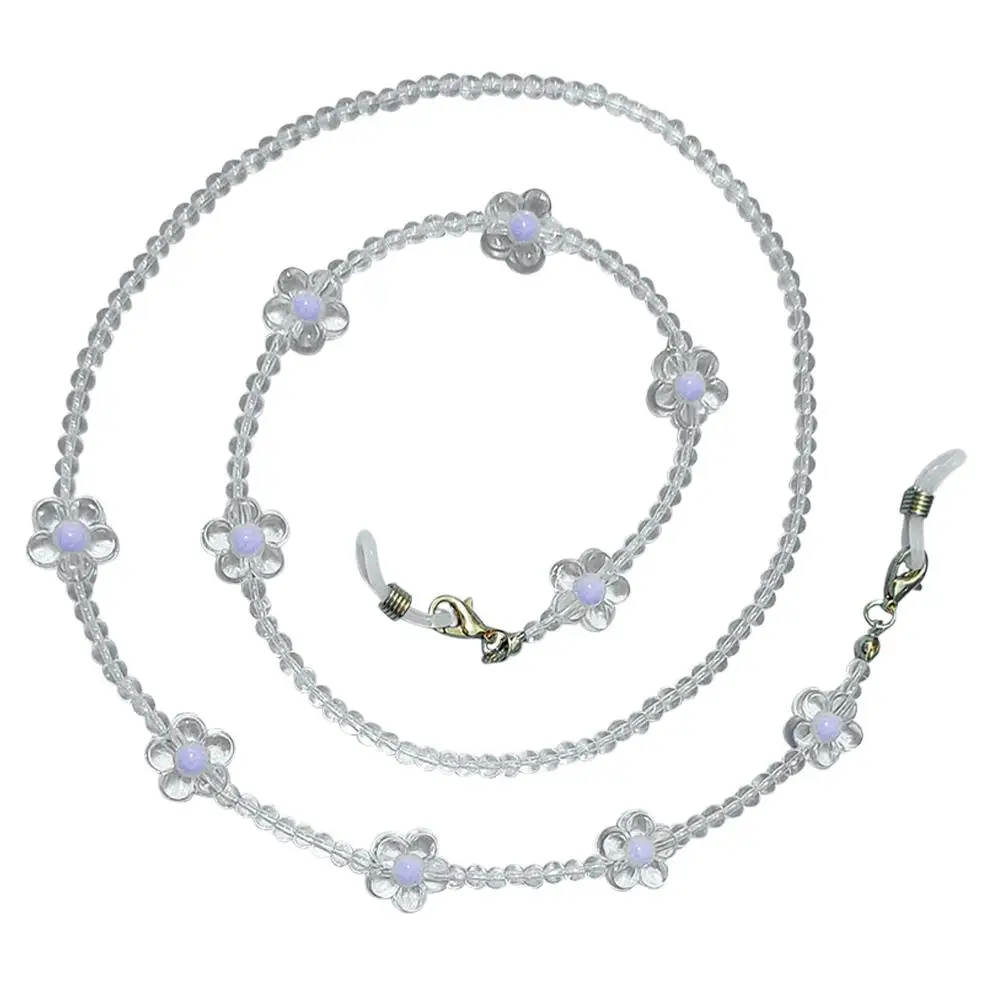 Crystal Plum Clear Beaded Chain Anti Mask Anti Lost Chain lost Glasses Straps Mask Sunglasses Eyewear Sports Travel
Crystal Plum Clear Beaded Chain Anti Mask Anti Lost Chain lost Glasses Straps Mask Sunglasses Eyewear Sports Travel