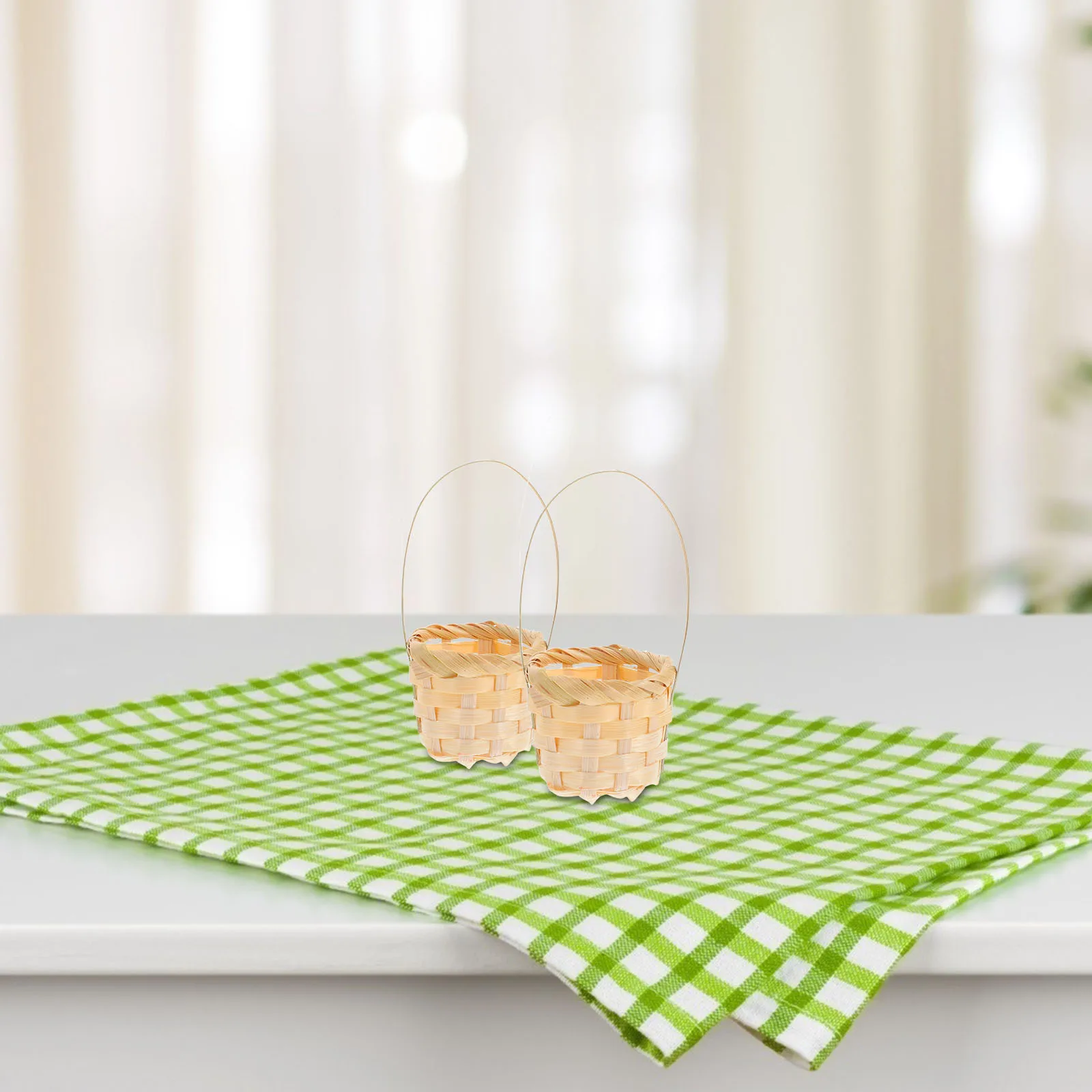 6Pcs Mini Bamboo Woven Basket Small Handwoven Portable Organizer for Home Office Picnic Candy Fruit Storage Party Favor
6Pcs Mini Bamboo Woven Basket Small Handwoven Portable Organizer for Home Office Picnic Candy Fruit Storage Party Favor