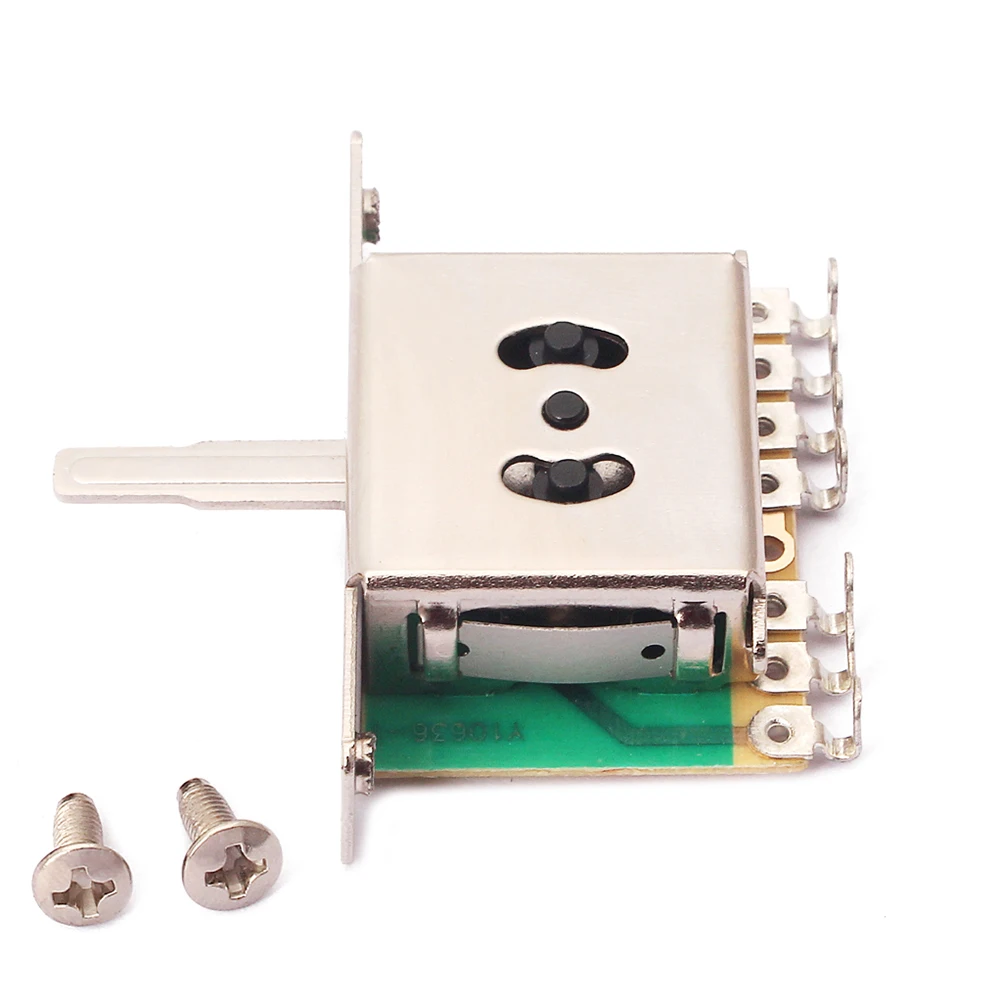 Switch Head 5 Way Pickup Selector Aluminum Alloy for Bass Guitar Pickups with Tip 
Switch Head 5 Way Pickup Selector Aluminum Alloy for Bass Guitar Pickups with Tip