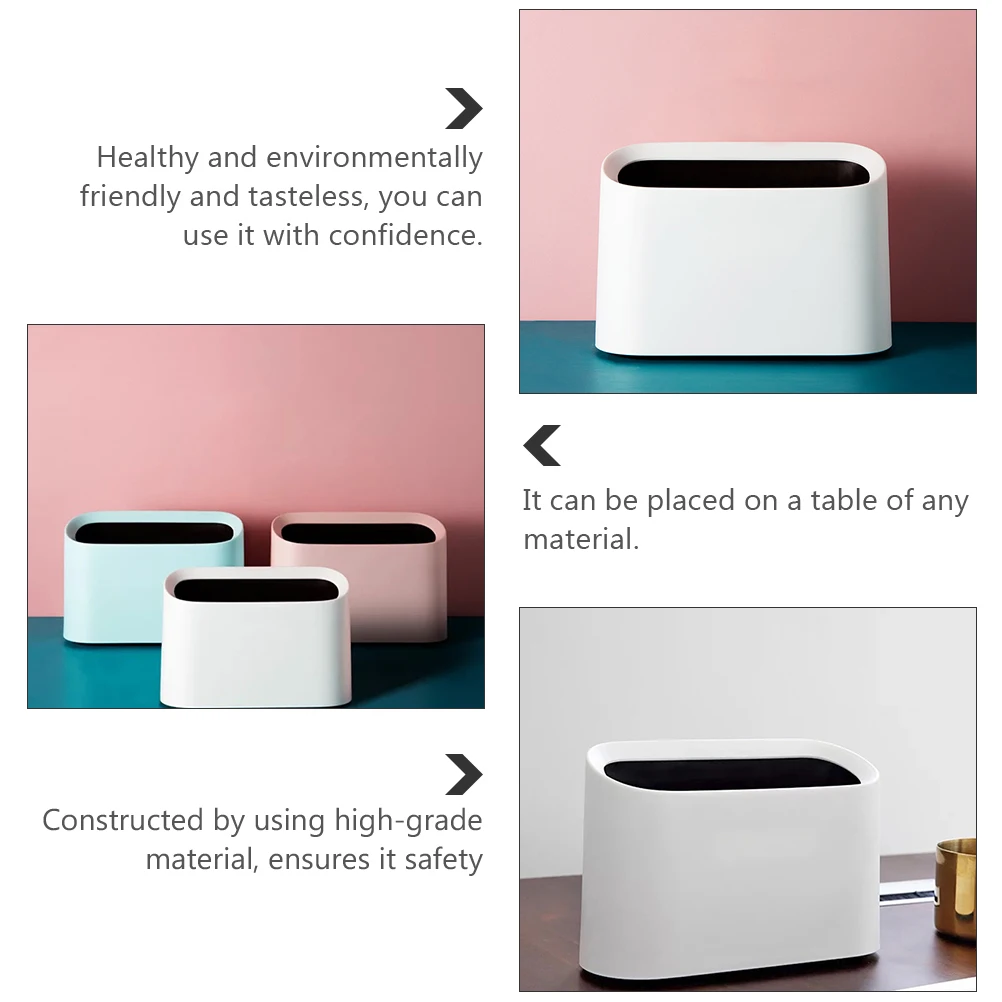Oval Trash Can Garbage Container Mini Bin Car Accessories Small Waste Basket Desk Trashcan Desktop Office
Oval Trash Can Garbage Container Mini Bin Car Accessories Small Waste Basket Desk Trashcan Desktop Office