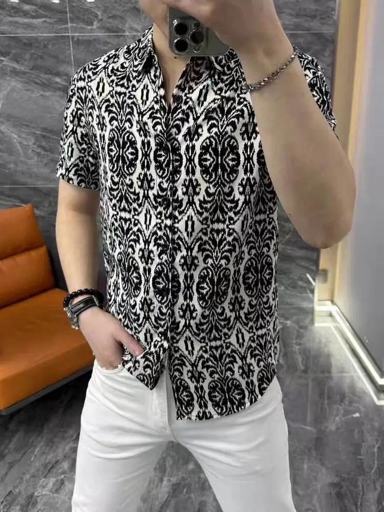 Высококачественная модная повседневная рубашка с вышивкой, весна-лето, деловой стиль, легкая, роскошная, приталенная, размер L
Высококачественная модная повседневная рубашка с вышивкой, весна-лето, деловой стиль, легкая, роскошная, приталенная, размер L