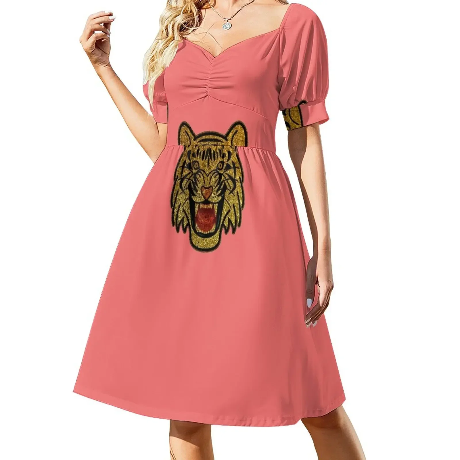 Hello Tiger Short-Sleeved Dress summer dress for women 2025 long dress women prom
Hello Tiger Short-Sleeved Dress summer dress for women 2025 long dress women prom
