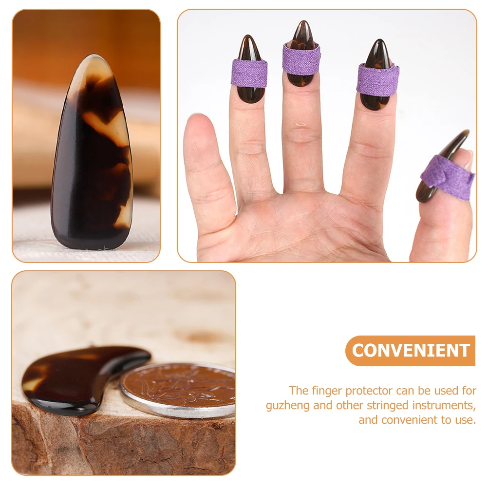 1 Set Guzheng Finger Picks Fake Nails String Instruments Thumb Protectors Material Sturdy Nail Covers Performance
1 Set Guzheng Finger Picks Fake Nails String Instruments Thumb Protectors Material Sturdy Nail Covers Performance