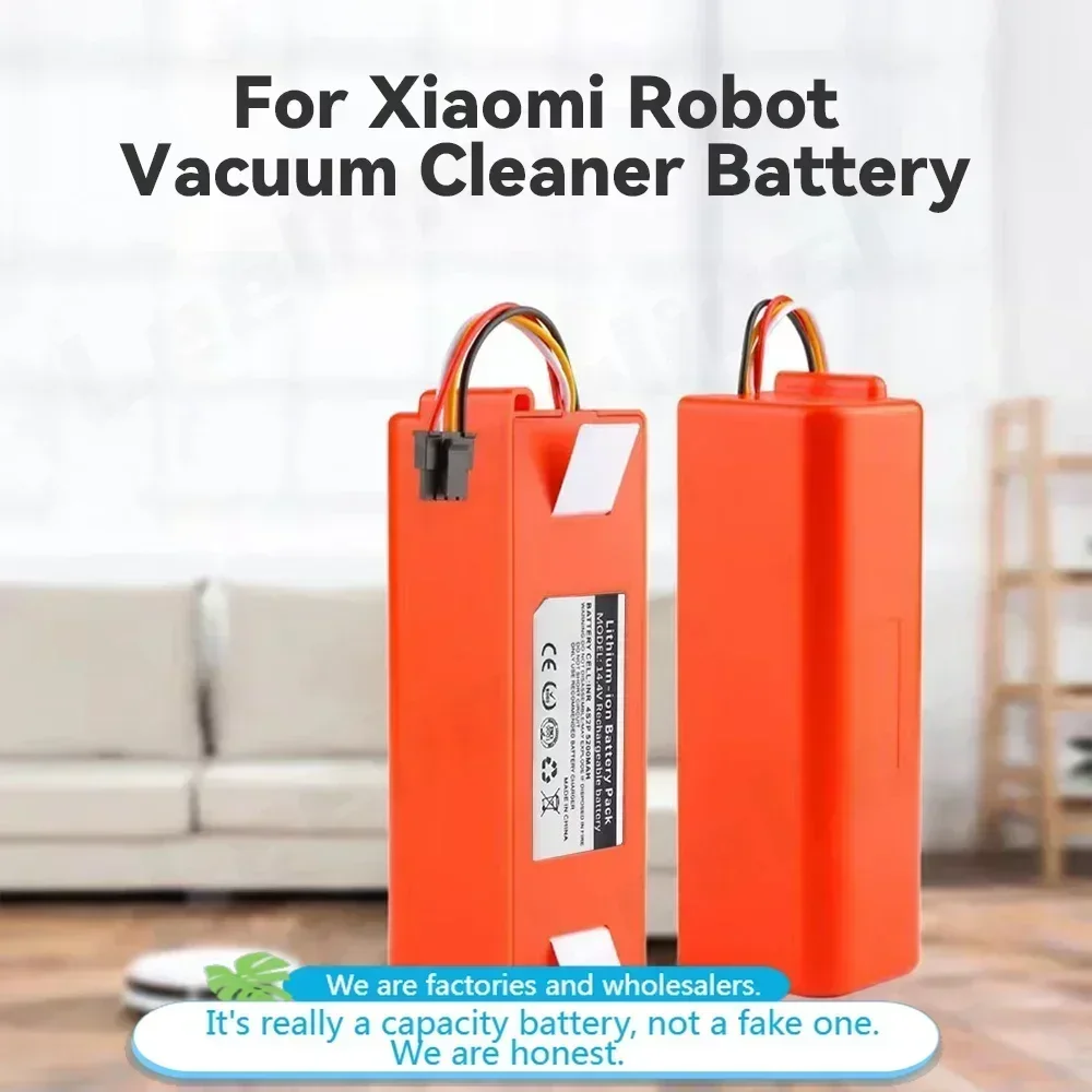 Sweeper Battery BRR-2P4S-5200D for XIAOMI Roborock S50 S51 S55 T60 Sweeping Mopping Robot Vacuum Cleaner 18650 Dropshipping
Sweeper Battery BRR-2P4S-5200D for XIAOMI Roborock S50 S51 S55 T60 Sweeping Mopping Robot Vacuum Cleaner 18650 Dropshipping