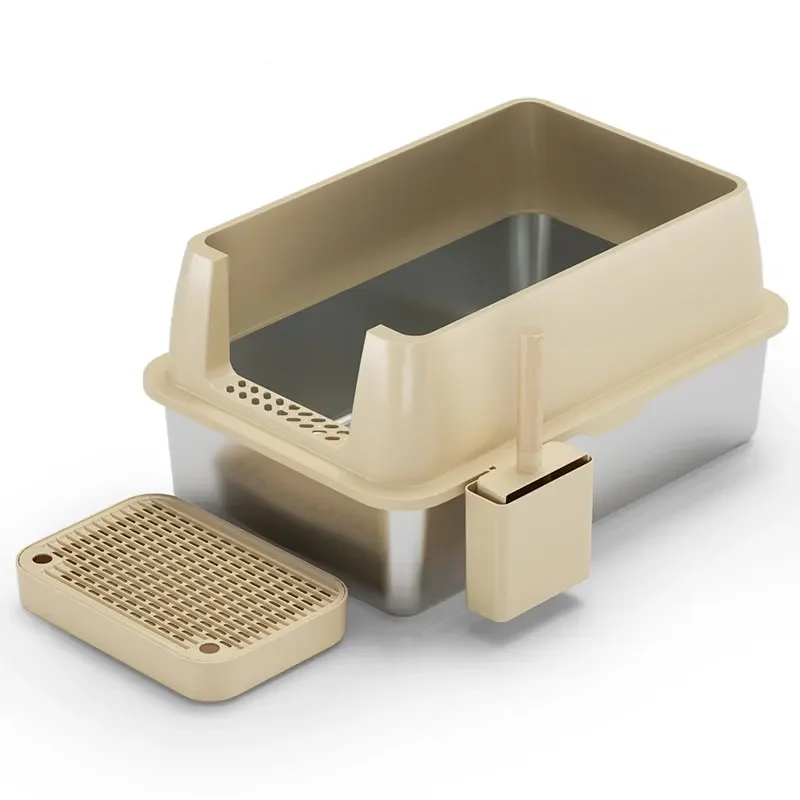 Good Quality Stainless Steel Cat Litter Box Cat Toilet Eco-Friendly Cat Litter Box
Good Quality Stainless Steel Cat Litter Box Cat Toilet Eco-Friendly Cat Litter Box