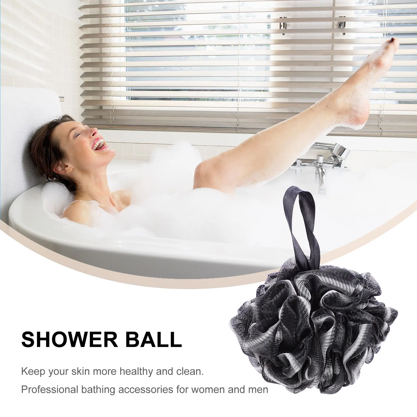 4pcs Bamboo Charcoal Shower Ball Black Exfoliating Bath Scrubber Deep Cleaning Pores Shower Loofahs Balls Bathroom Accessories
4pcs Bamboo Charcoal Shower Ball Black Exfoliating Bath Scrubber Deep Cleaning Pores Shower Loofahs Balls Bathroom Accessories