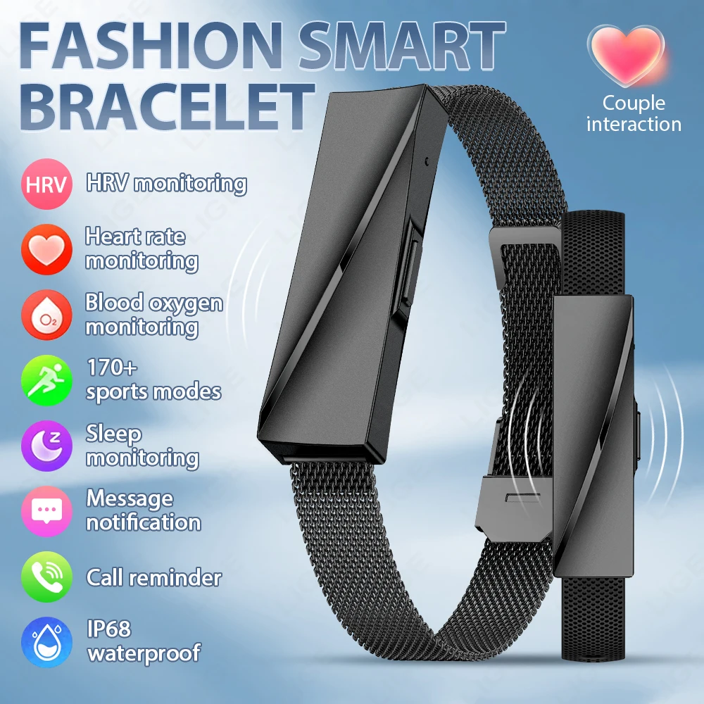 LIGE New Lady Smart Bracelet For Gifts Real Time Heart Rate Call Reminder Waterproof Multi-sport Mode Couple Wristband Health
LIGE New Lady Smart Bracelet For Gifts Real Time Heart Rate Call Reminder Waterproof Multi-sport Mode Couple Wristband Health