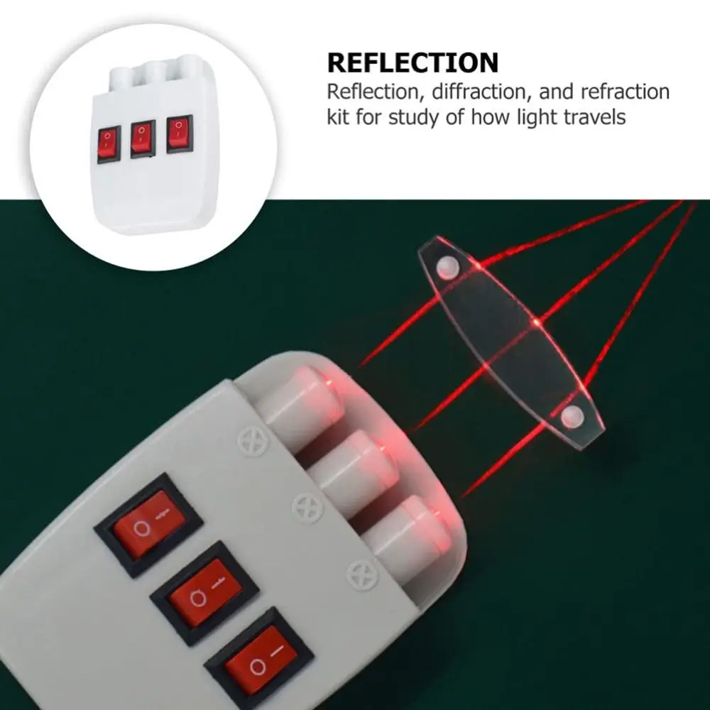 Assembly Design Optical Study Aids Parallel Laser Reflector Refraction Geometric Optics Tools Safe Design Physics Learning Set
Assembly Design Optical Study Aids Parallel Laser Reflector Refraction Geometric Optics Tools Safe Design Physics Learning Set