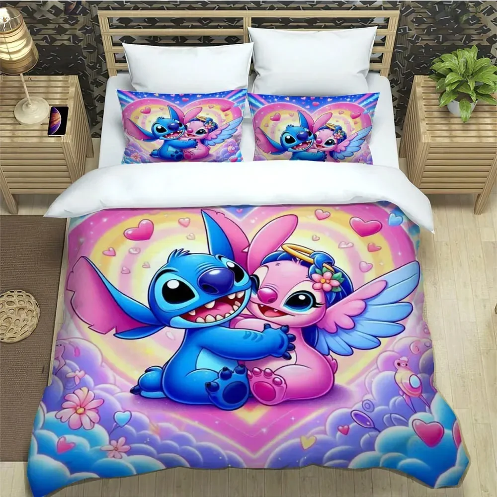 2/3pcs (1 duvet cover, 1/2 pillowcase, coreless), Disney Stitch printed bedding set, bedroom decoration, duvet cover
2/3pcs (1 duvet cover, 1/2 pillowcase, coreless), Disney Stitch printed bedding set, bedroom decoration, duvet cover