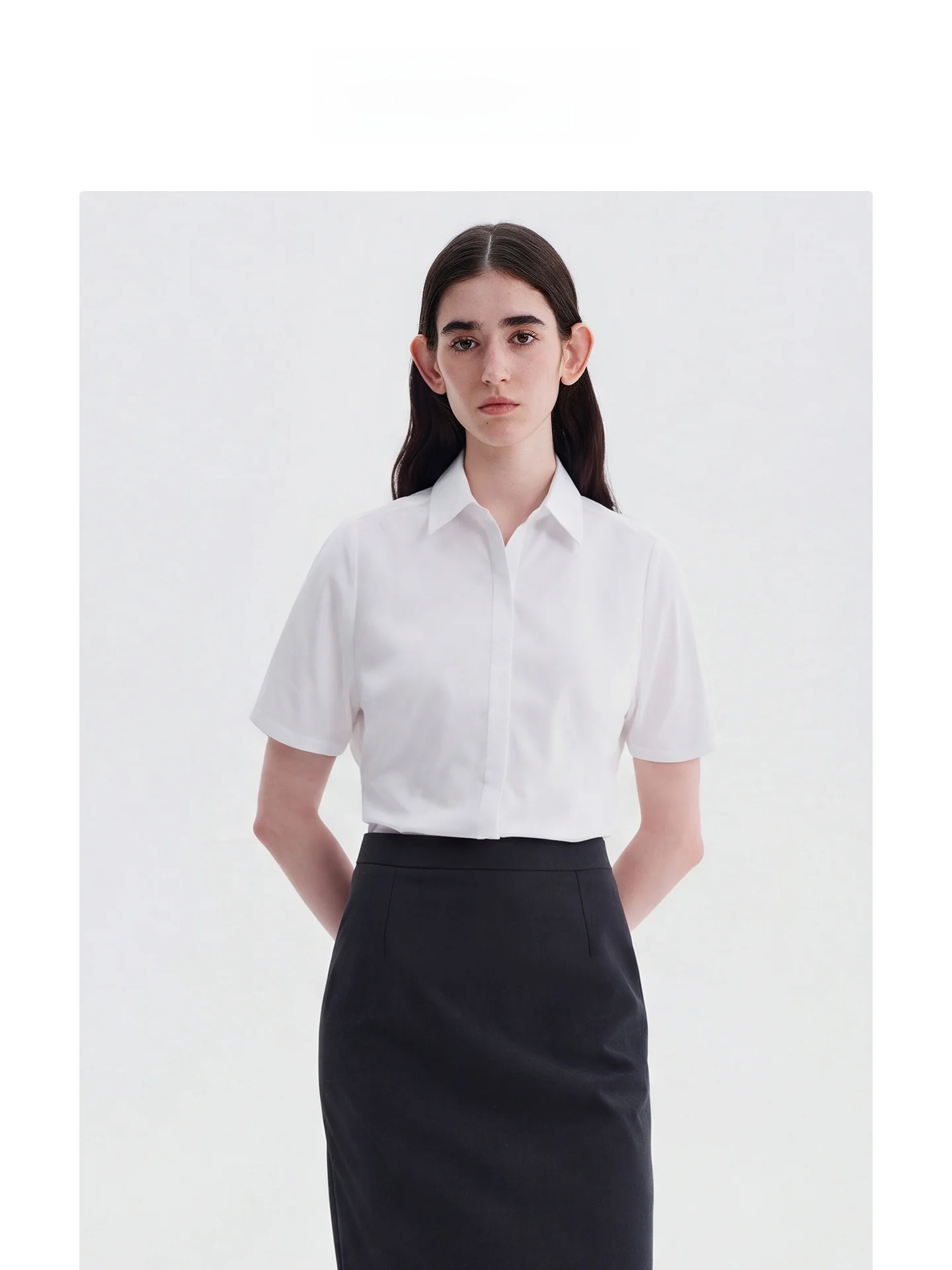 LeLenth Business Commute Women's Formal Shirt Concealed Button White Dress Shirt 30 Cloud Sensation Modal Long Sleeve Workwear
LeLenth Business Commute Women's Formal Shirt Concealed Button White Dress Shirt 30 Cloud Sensation Modal Long Sleeve Workwear