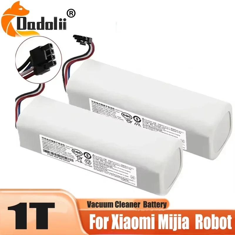 Replacement Battery 14.4V 5200mAh P2008-4S2P-MMBK For Xiaomi Mijia Mi Sweeping Mopping Robot Vacuum Cleaner 1T STYTJ02ZHM
Replacement Battery 14.4V 5200mAh P2008-4S2P-MMBK For Xiaomi Mijia Mi Sweeping Mopping Robot Vacuum Cleaner 1T STYTJ02ZHM
