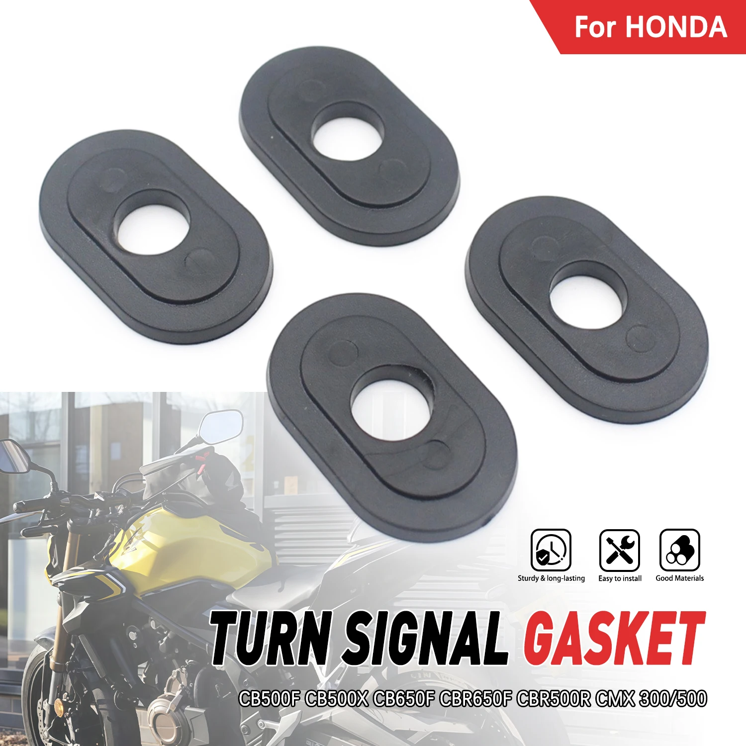Moyotcycle Turn Signal Light Adapter Spacer For Honda CBR500R CBR650F CBR400R CB 400F 500F 650F 400X 500X CMX 300 500 Rebel
Moyotcycle Turn Signal Light Adapter Spacer For Honda CBR500R CBR650F CBR400R CB 400F 500F 650F 400X 500X CMX 300 500 Rebel
