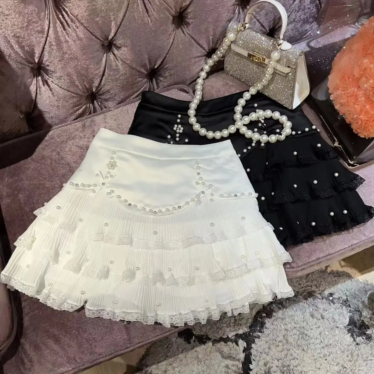 Viral Orange Dada Sequin Lace Skirt 2024 Heavy Embroidery Bodycon Mini Skirt Women's Korean Fashion Versatile High Waist Skirt
Viral Orange Dada Sequin Lace Skirt 2024 Heavy Embroidery Bodycon Mini Skirt Women's Korean Fashion Versatile High Waist Skirt