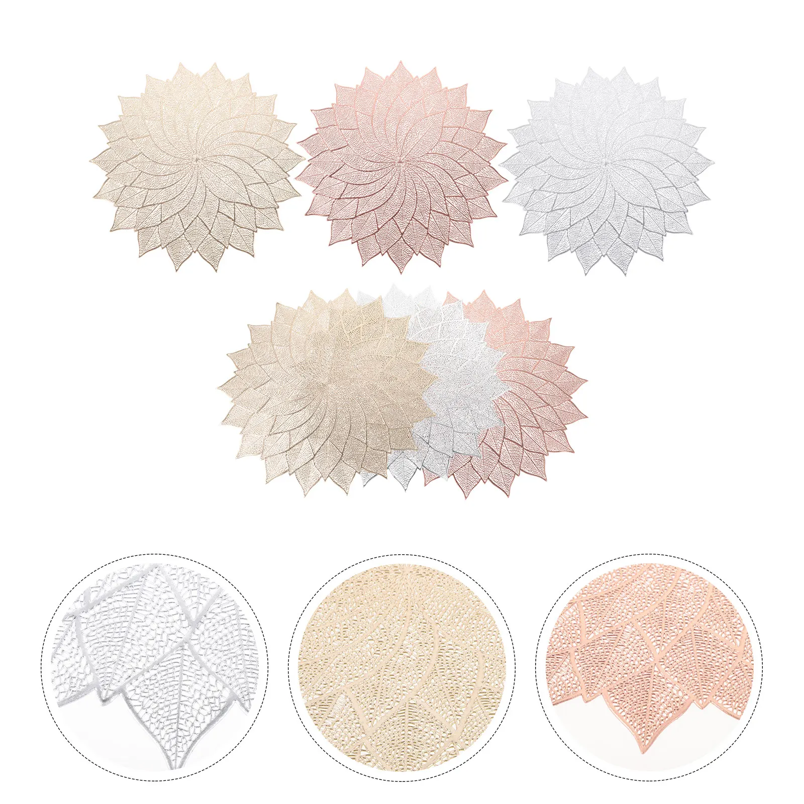 6pcs Hollow Out Mats Modern Placemats Party Centerpiece Coffee Station Decor Dining Table Accessories Heat Resistant Kitchen
6pcs Hollow Out Mats Modern Placemats Party Centerpiece Coffee Station Decor Dining Table Accessories Heat Resistant Kitchen