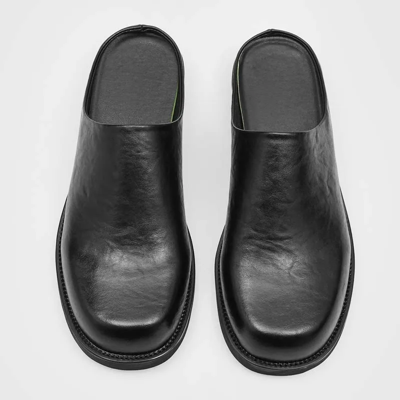 Summer New Baotou Men Fashionable Half Slippers Simple Breathable Non Slip No Rear Heel Business Leisure Commuting Slippers
Summer New Baotou Men Fashionable Half Slippers Simple Breathable Non Slip No Rear Heel Business Leisure Commuting Slippers