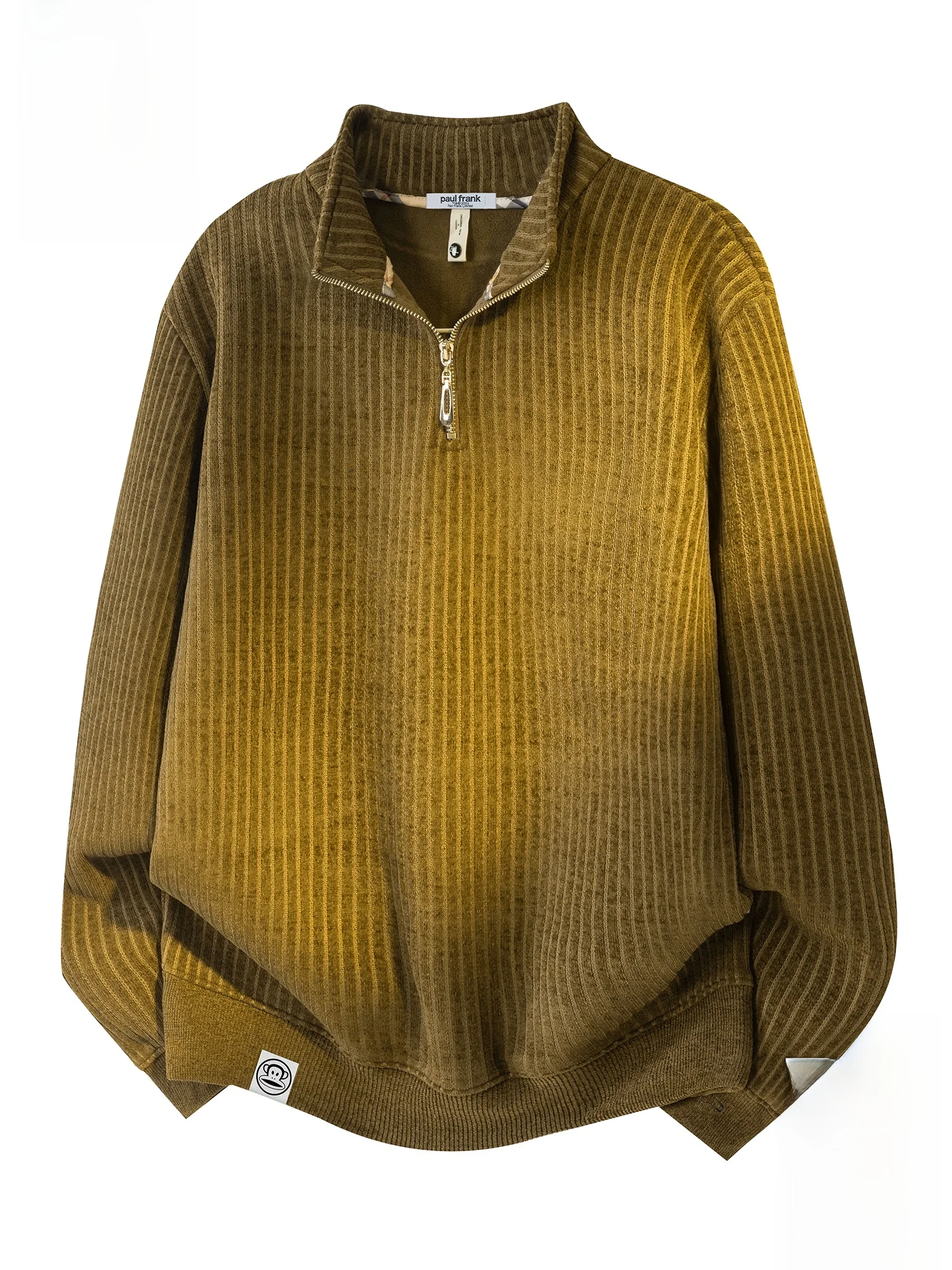 Мужской трикотажный свитер Paul Frank в стиле ретро с воротником-стойкой на молнии, на флисовой подкладке, теплый, повседневный, из полиэфирного волокна, с длинными рукавами, зимний топ
Мужской трикотажный свитер Paul Frank в стиле ретро с воротником-стойкой на молнии, на флисовой подкладке, теплый, повседневный, из полиэфирного волокна, с длинными рукавами, зимний топ