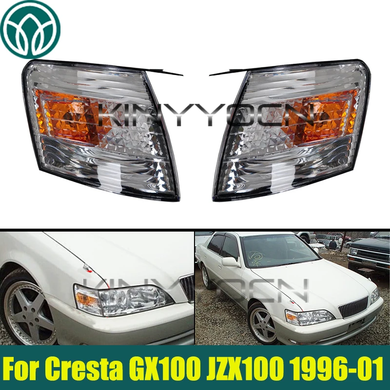 1 пара передних указателей поворота, угловая лампа для Toyota Cresta GX100 JZX100 1996-2001, фара, указатель поворота, угловой светильник
1 пара передних указателей поворота, угловая лампа для Toyota Cresta GX100 JZX100 1996-2001, фара, указатель поворота, угловой светильник