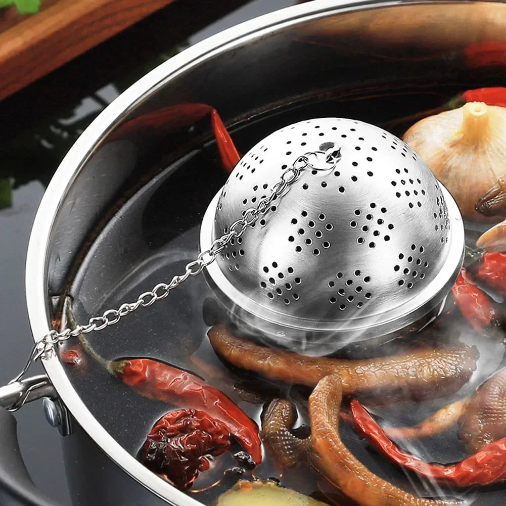 High Quality Practical Brand New Seasoning Balls Ball Strainer Threaded Connection With Chain Infuser Strainer
High Quality Practical Brand New Seasoning Balls Ball Strainer Threaded Connection With Chain Infuser Strainer