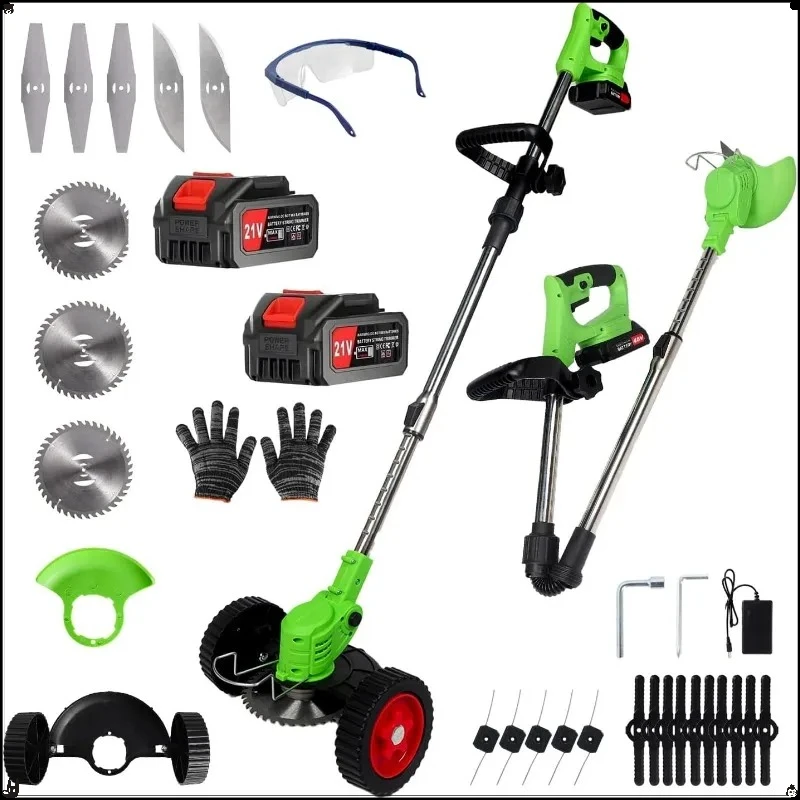21V Cordless Lawn Mower Foldable Lightweight - 4.0Ah x 2 Batteries, 5 Blades & Wheels for Garden/Yard Use
21V Cordless Lawn Mower Foldable Lightweight - 4.0Ah x 2 Batteries, 5 Blades & Wheels for Garden/Yard Use