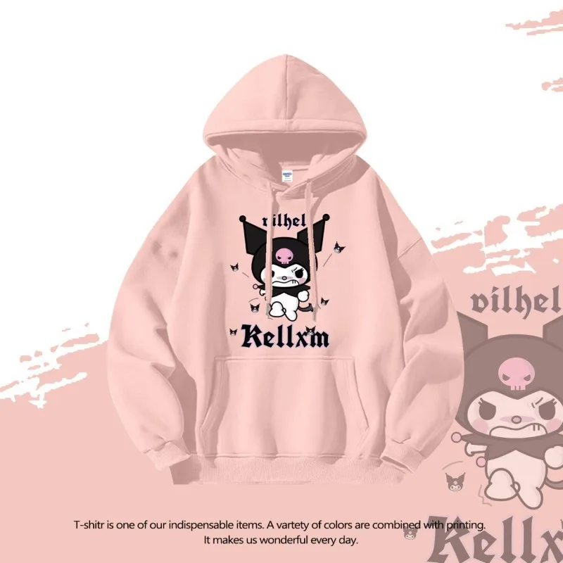 Sanrio Cartoon Pink Kuromi Hoodie Korean Style Couple Sweatshirt Loose Tops Spring Autumn New 2024 Sweatshirt Hoodie Harajuku
Sanrio Cartoon Pink Kuromi Hoodie Korean Style Couple Sweatshirt Loose Tops Spring Autumn New 2024 Sweatshirt Hoodie Harajuku