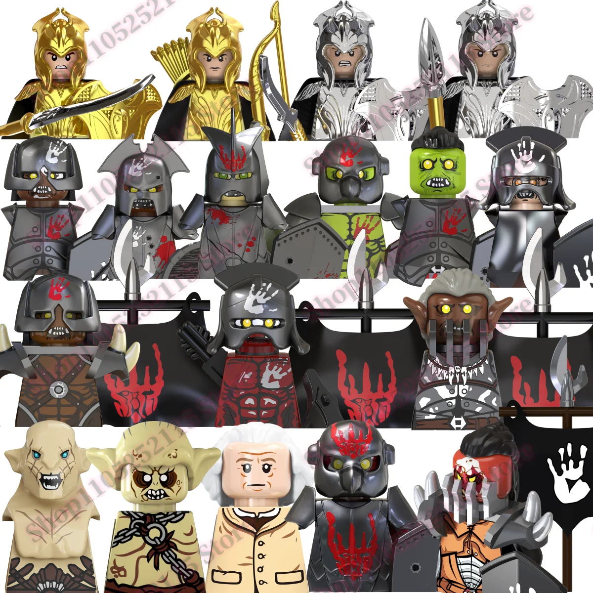 HOT building blocks Toy The Lord of the Rings MINI Brick toys Galadriel Elven Warrior Thranduil Azog collectible blocks Gift
HOT building blocks Toy The Lord of the Rings MINI Brick toys Galadriel Elven Warrior Thranduil Azog collectible blocks Gift