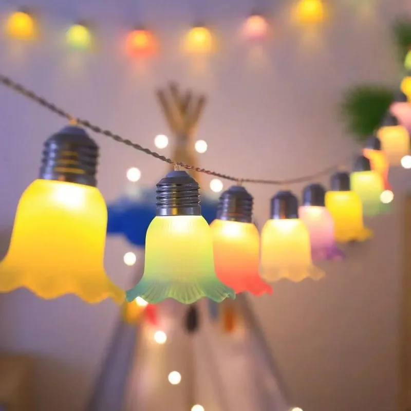 Bell Flower LED String Lights Warm White Waterproof Fairy Lights for Outdoor Camping Tent Garden Patio Backyard Party Decor
Bell Flower LED String Lights Warm White Waterproof Fairy Lights for Outdoor Camping Tent Garden Patio Backyard Party Decor