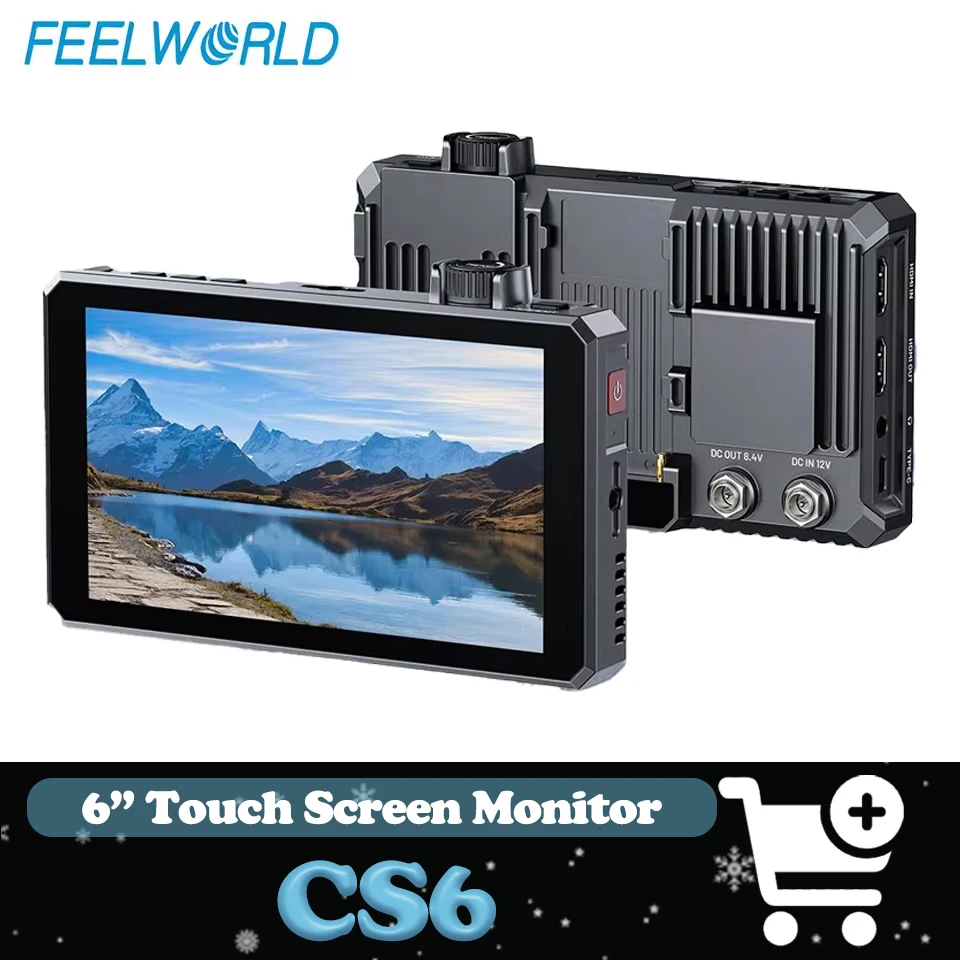Feelworld SC6 1920*1080 Touch Screen Monitor 1500nit 6" FHD Field Monitor for Filmmaking Video Recording
Feelworld SC6 1920*1080 Touch Screen Monitor 1500nit 6" FHD Field Monitor for Filmmaking Video Recording