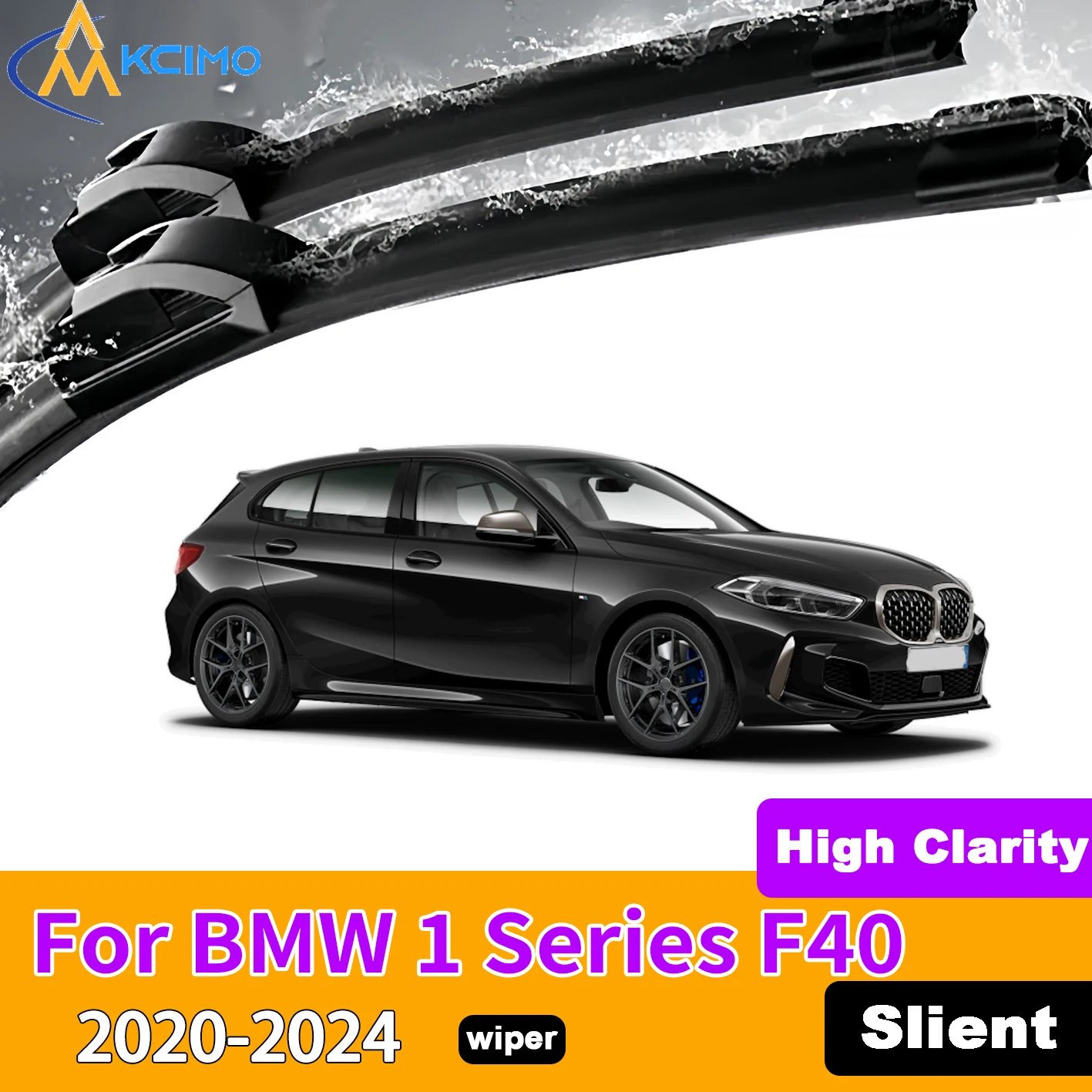KCIMO 2PCS Front Windshield Wiper Blades For BMW 1 Series F40 2020-2024 Rubber Full Coverage Wiping Silent Wiper Blades
KCIMO 2PCS Front Windshield Wiper Blades For BMW 1 Series F40 2020-2024 Rubber Full Coverage Wiping Silent Wiper Blades