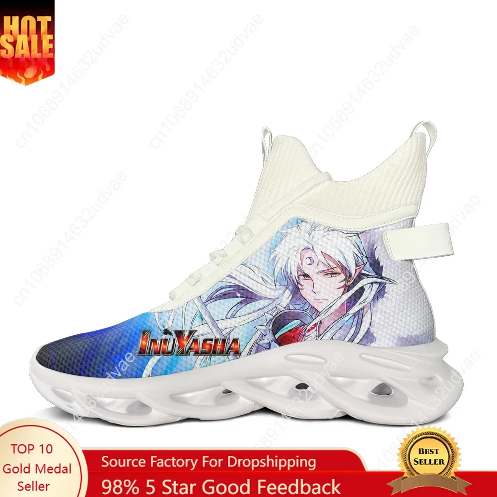 Inuyasha Sesshomaru High Top Flats Sneakers Mens Womens Sports Running Shoes Sneaker Lace Up Mesh Footwear Custom Made Shoe
Inuyasha Sesshomaru High Top Flats Sneakers Mens Womens Sports Running Shoes Sneaker Lace Up Mesh Footwear Custom Made Shoe