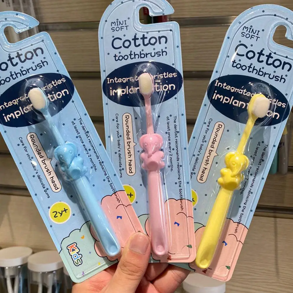 3Pcs Manual Kids Soft Bristle Toothbrush Cartoon Elephant Shape Baby Oral Care Toothbrush Comfortable for Children
3Pcs Manual Kids Soft Bristle Toothbrush Cartoon Elephant Shape Baby Oral Care Toothbrush Comfortable for Children