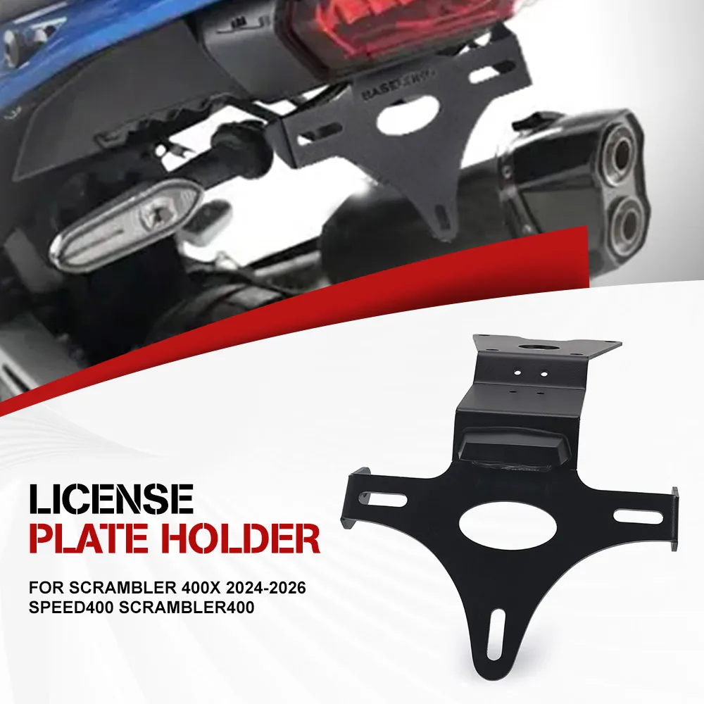 Motorcycle Tail Tidy Fender Eliminator Registration License Plate Holder FOR Scrambler 400X 2024-2025-2026 Speed400 Scrambler400
Motorcycle Tail Tidy Fender Eliminator Registration License Plate Holder FOR Scrambler 400X 2024-2025-2026 Speed400 Scrambler400