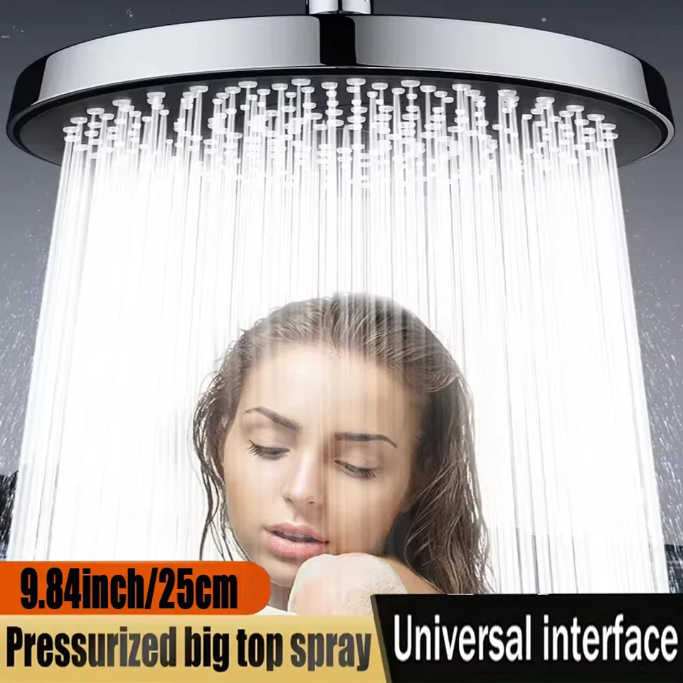 Upgraded 25CM High Pressure Large Flow Ceiling Mounted Shower Head 5 Modes Big Panel Spray Nozzle Rainfall Supercharge Shower
Upgraded 25CM High Pressure Large Flow Ceiling Mounted Shower Head 5 Modes Big Panel Spray Nozzle Rainfall Supercharge Shower