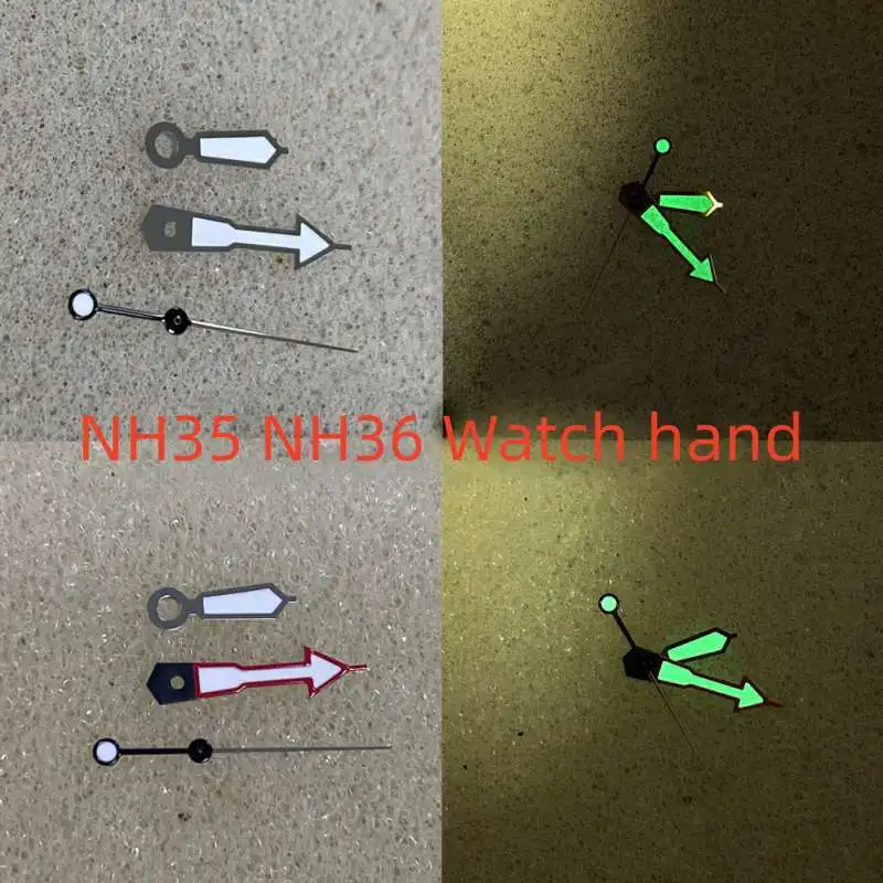 Modified Watch Hands Green Luminous Pointer Needle Kit DIY Part for NH35 NH36 Movements
Modified Watch Hands Green Luminous Pointer Needle Kit DIY Part for NH35 NH36 Movements
